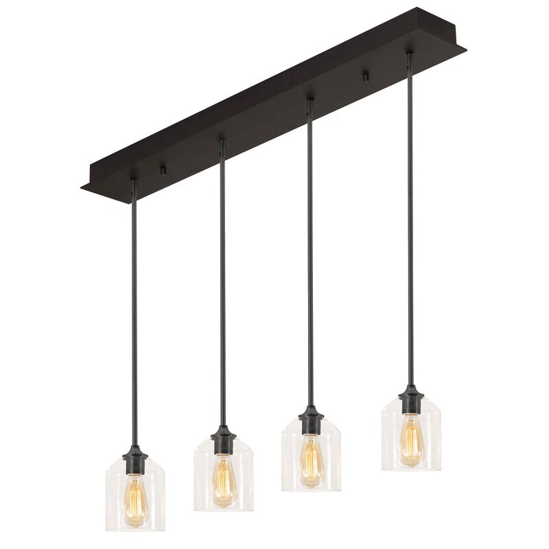 William 36 Inch 4 Light Linear Suspension Light by AFX Lighting