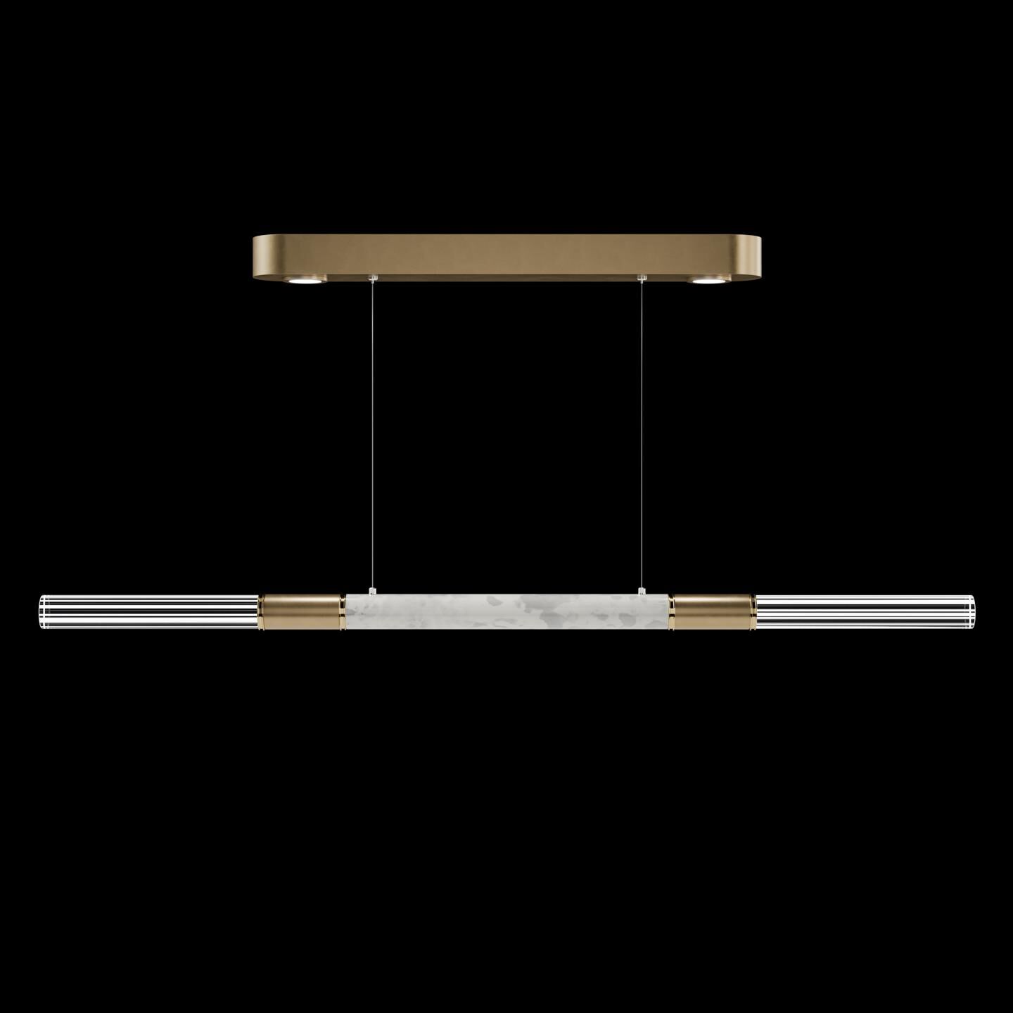 Antonia 62 Inch Linear Suspension Light by Fine Art Handcrafted Lighting
