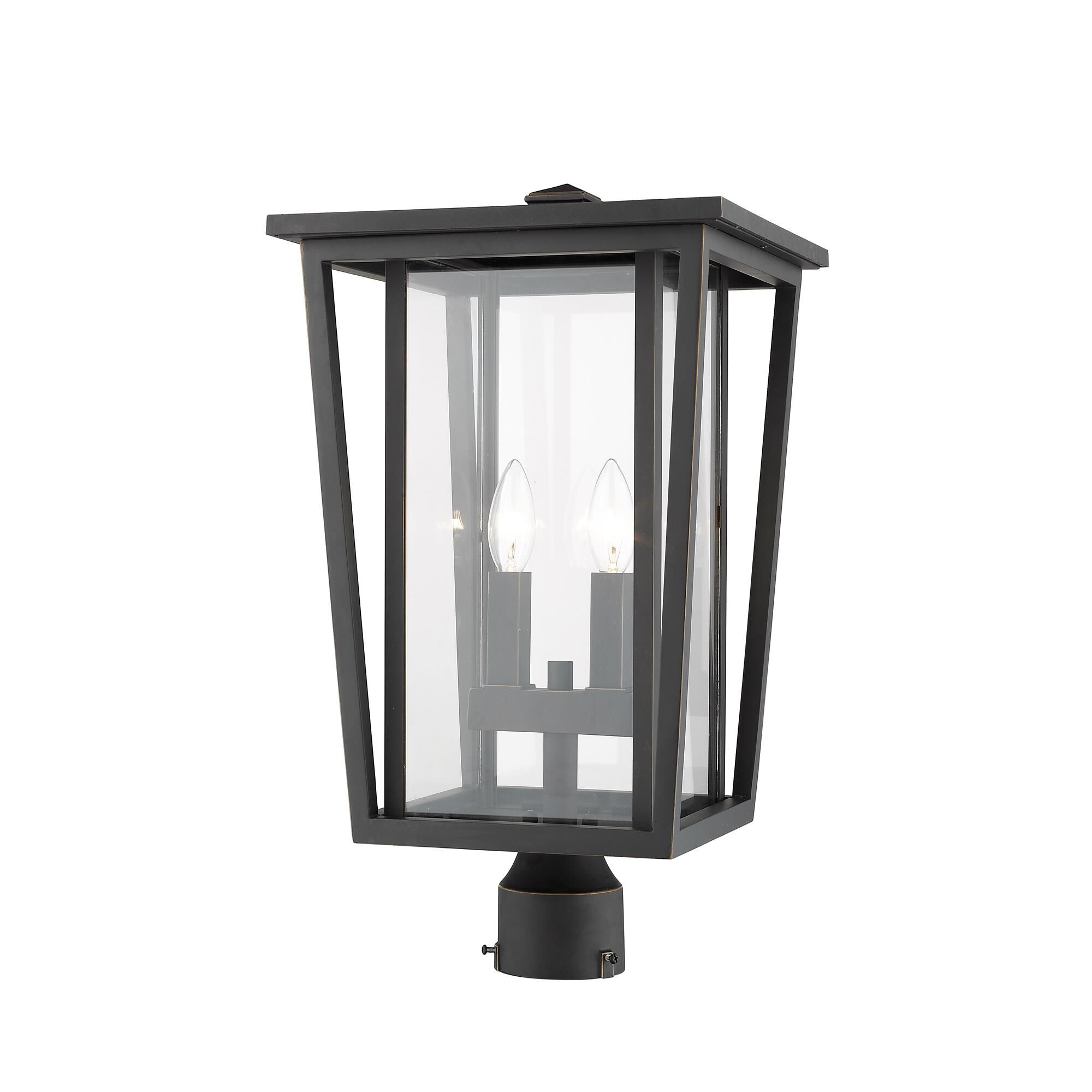 Seoul 19 Inch Tall 2 Light Outdoor Post Lamp by Z-Lite