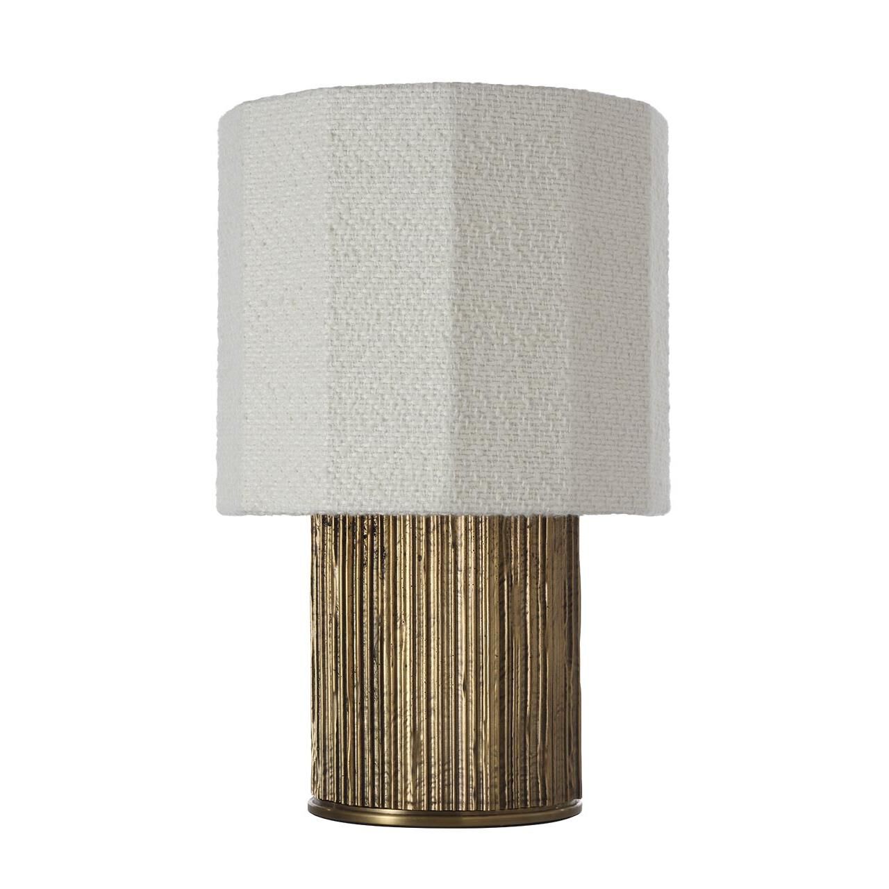 Shown in Ridged Tombac finish and Decorative Boucle shade