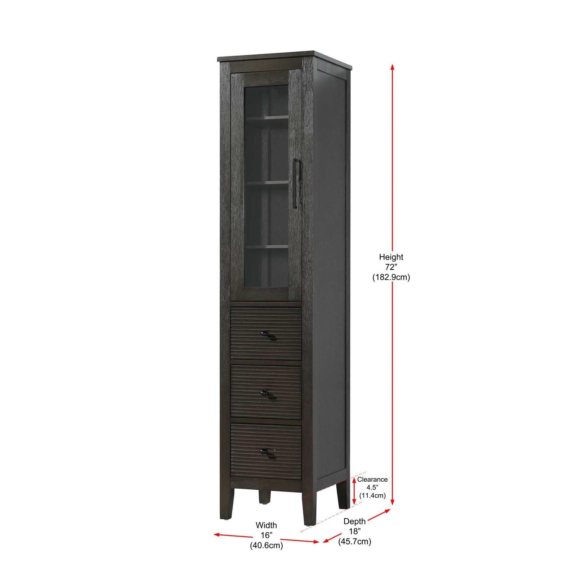 Shown in Chocolate Oak finish