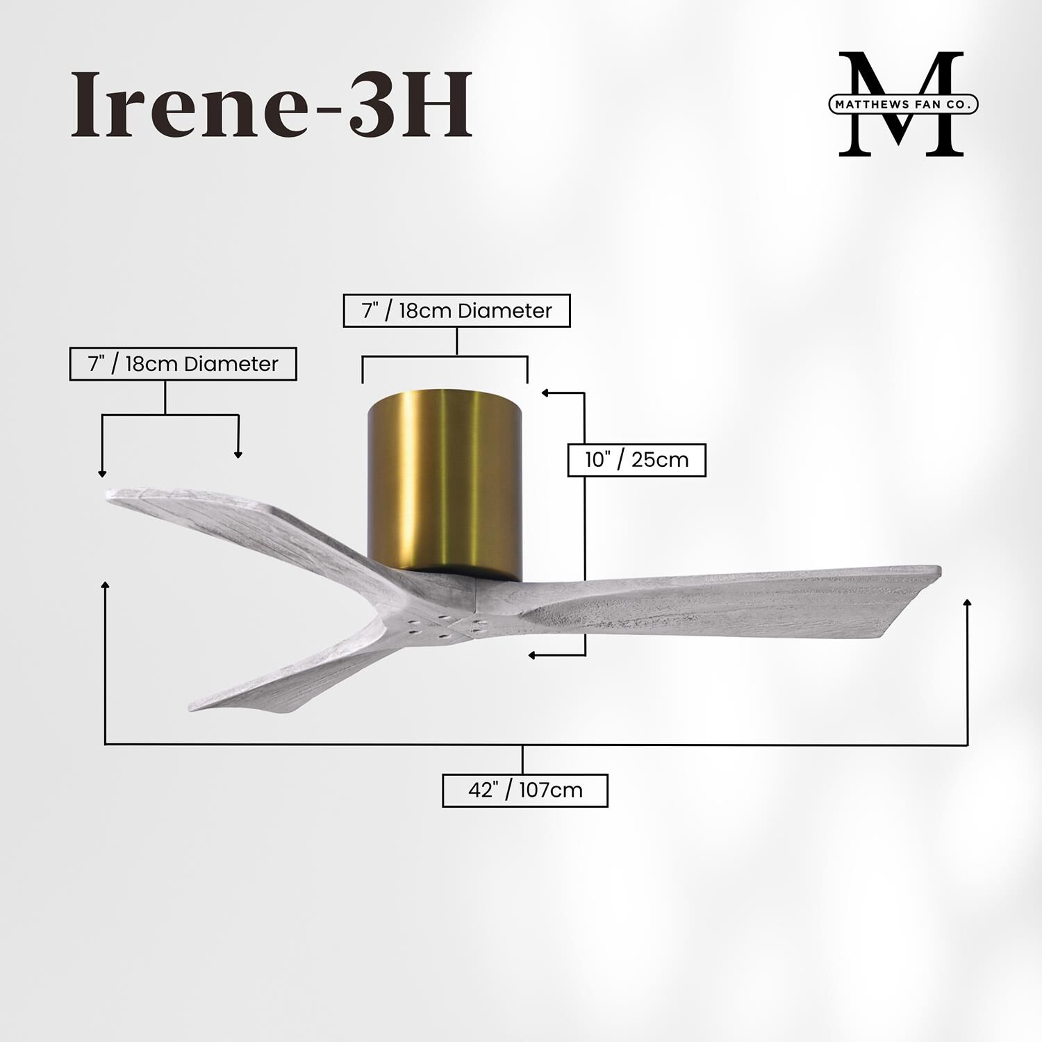 Shown in Brushed Brass finish