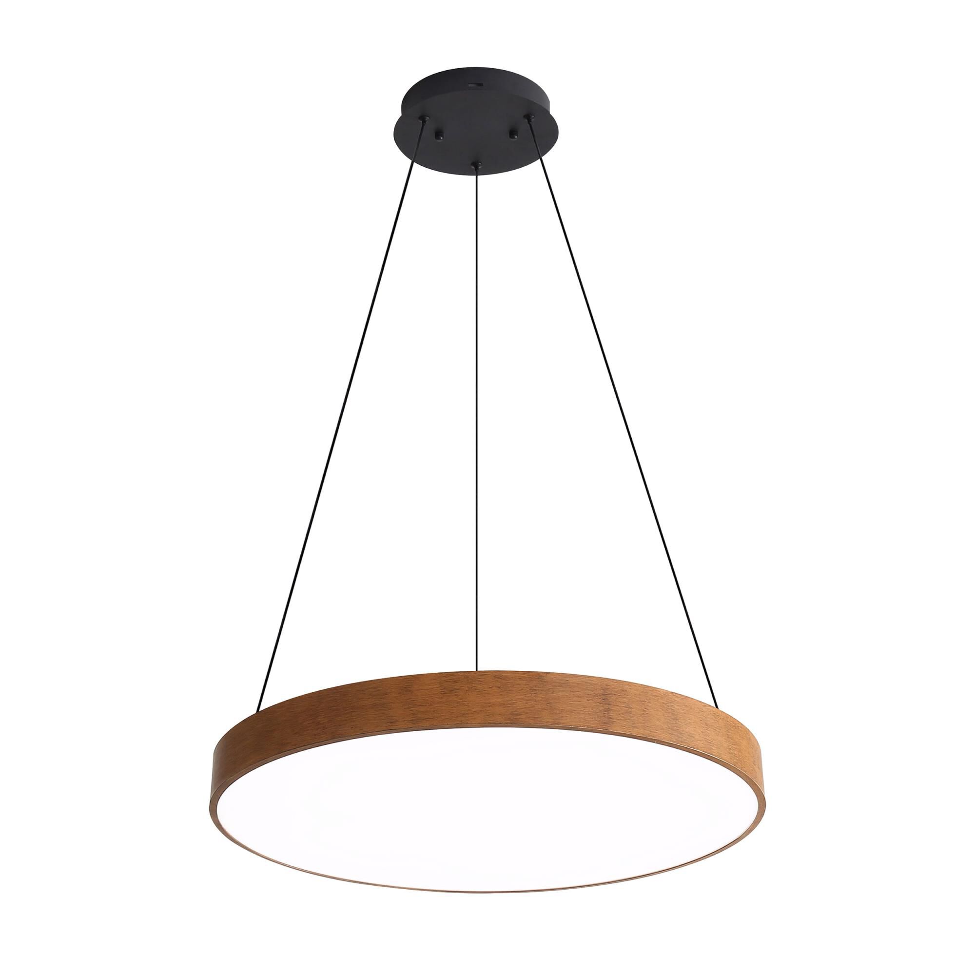 Shown in Walnut finish and Brown shade