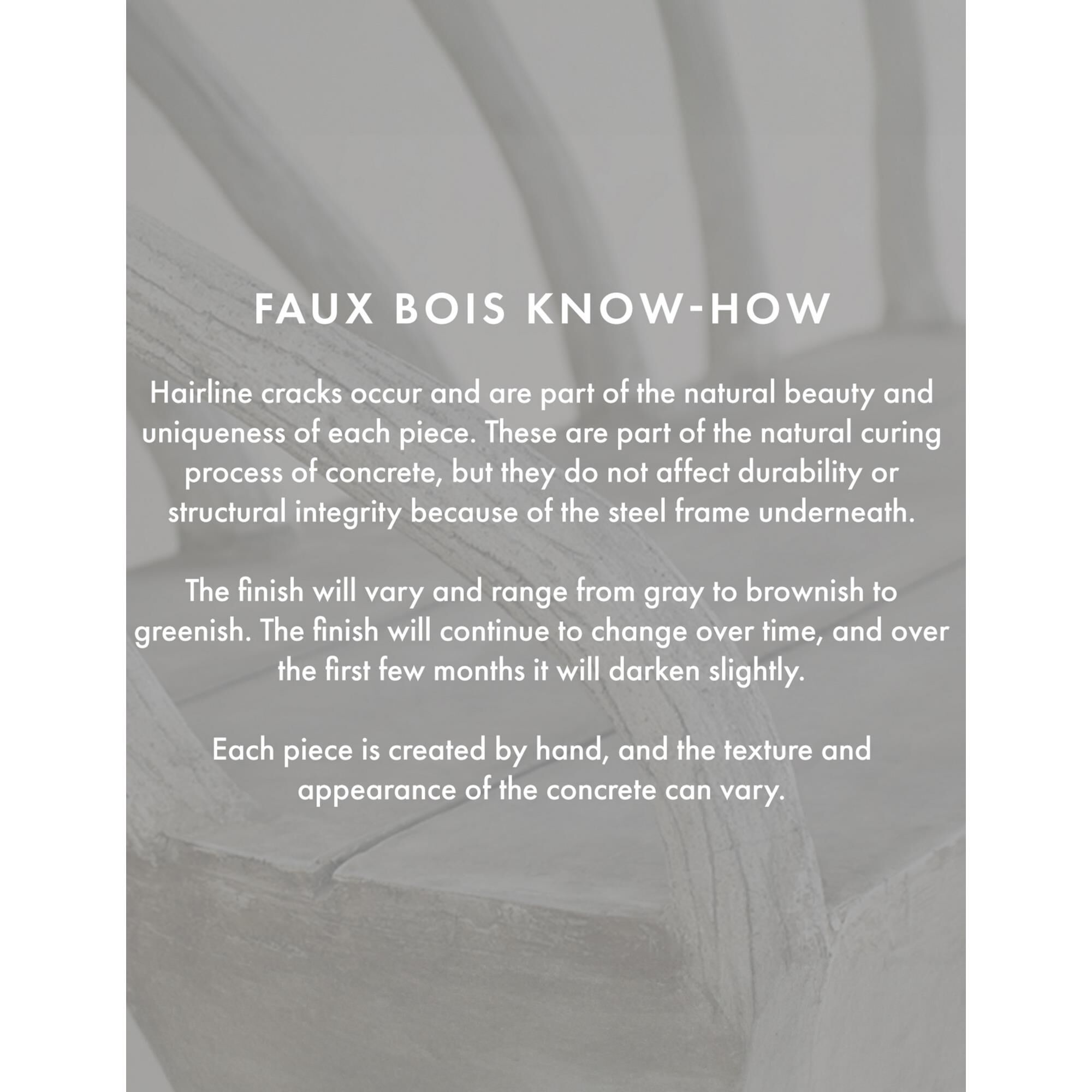 Faux Bois Planter by Currey and Company