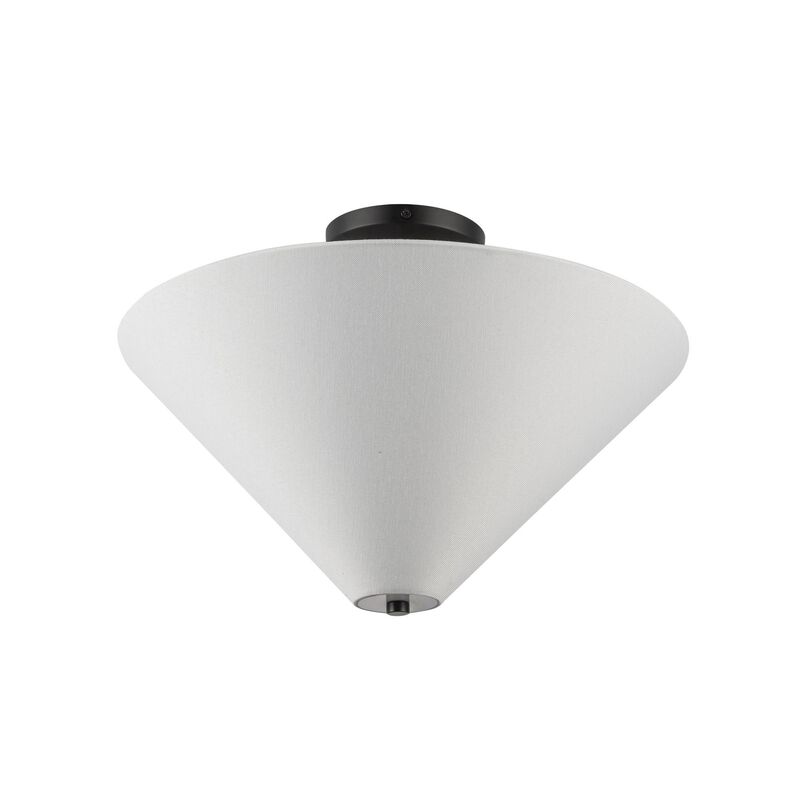 Peyton Fox Bridgette 16 Inch Semi Flush Mount by Alora Mood