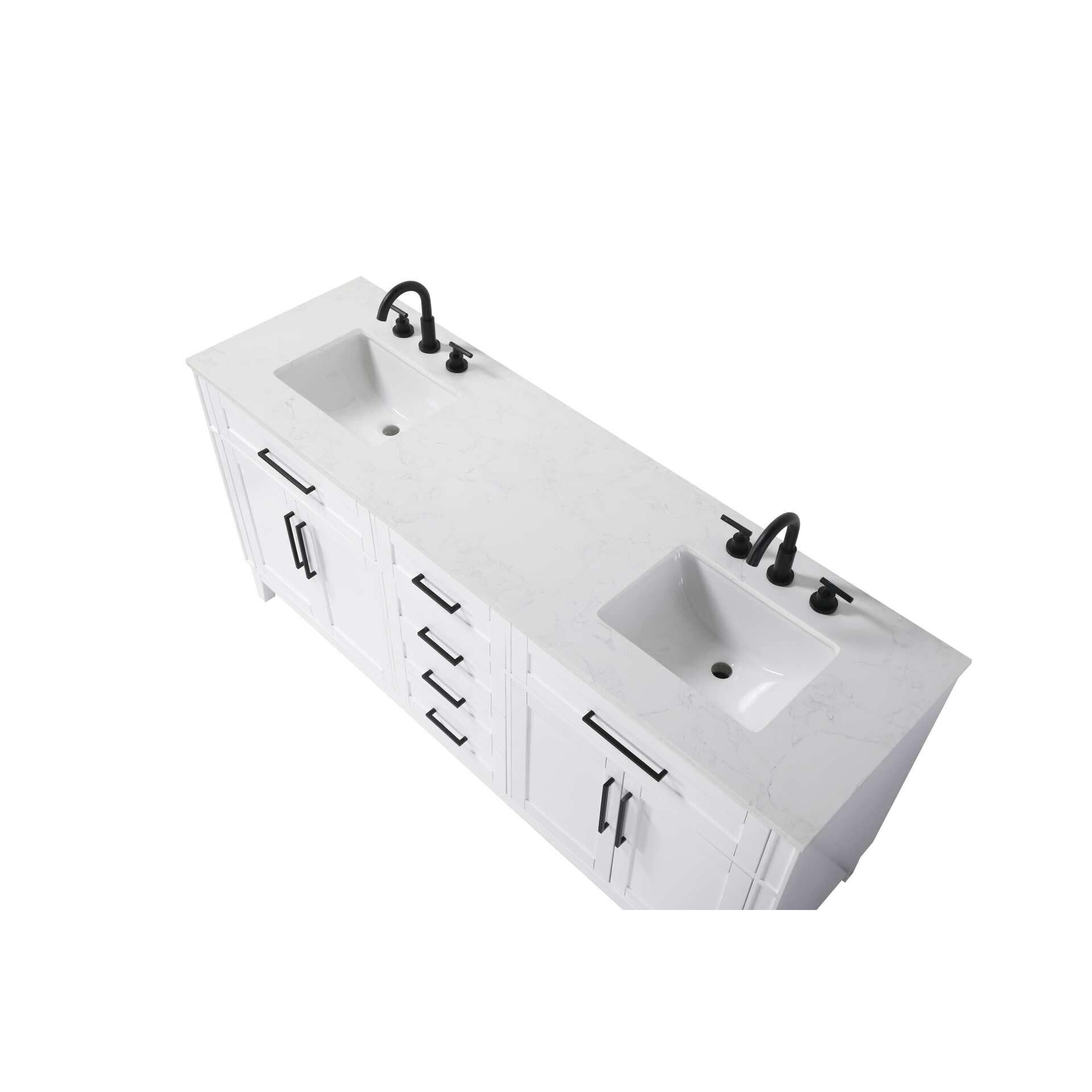 Shown in White finish