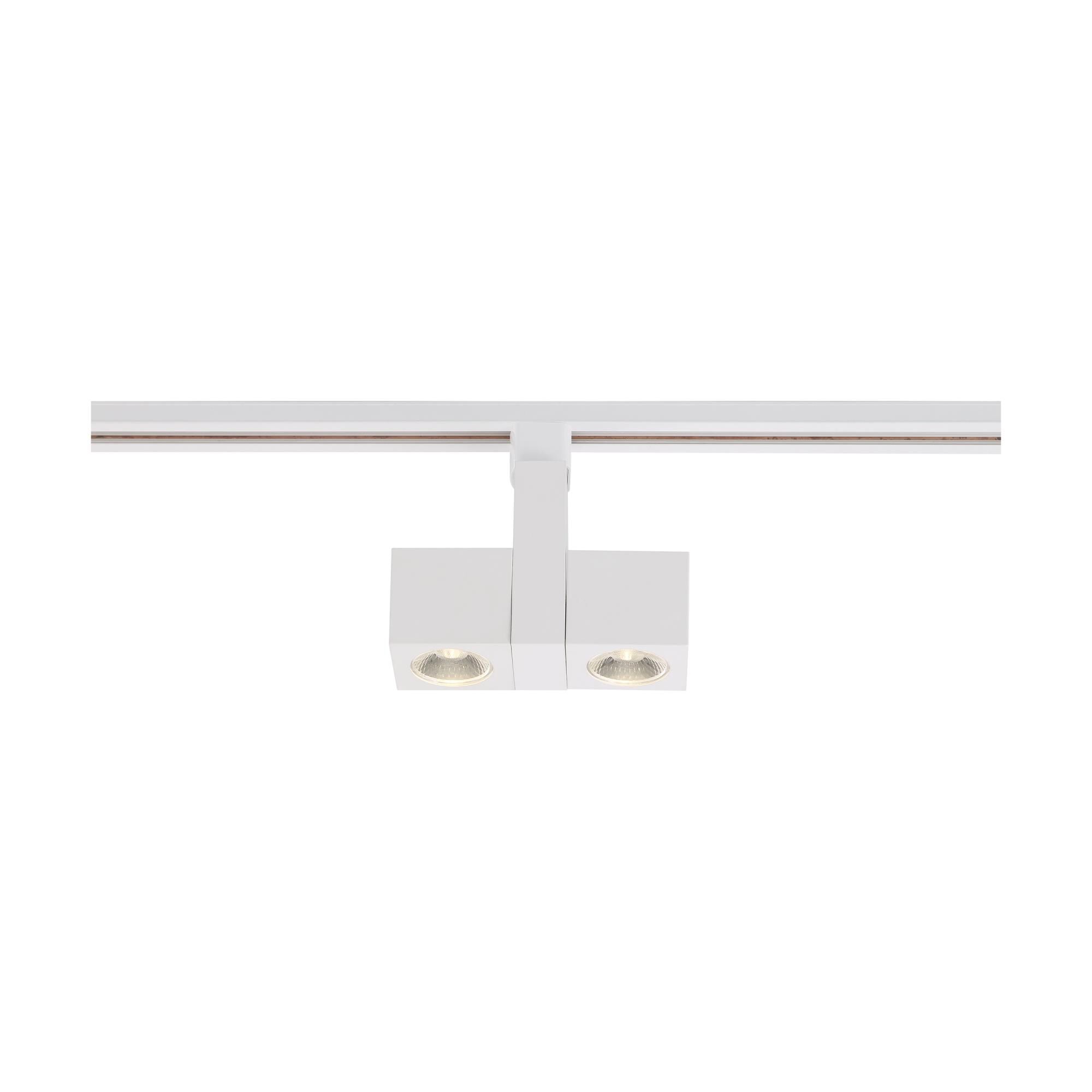 Dual Square 6 Inch Track Lighting Kit by Nuvo Lighting