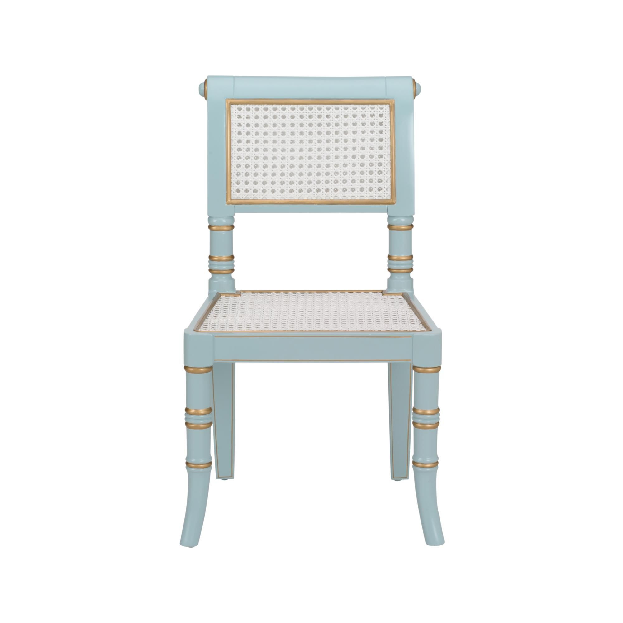 Shown in Blue, White and Cream finish