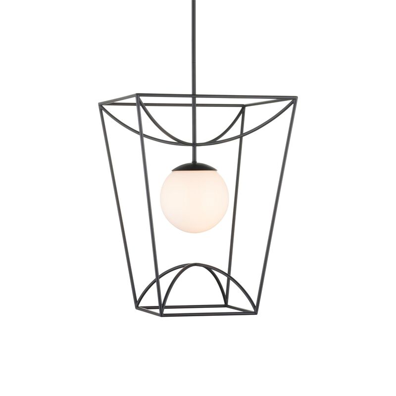 Rochefort 18 Inch Outdoor Hanging Lantern by Currey and Company