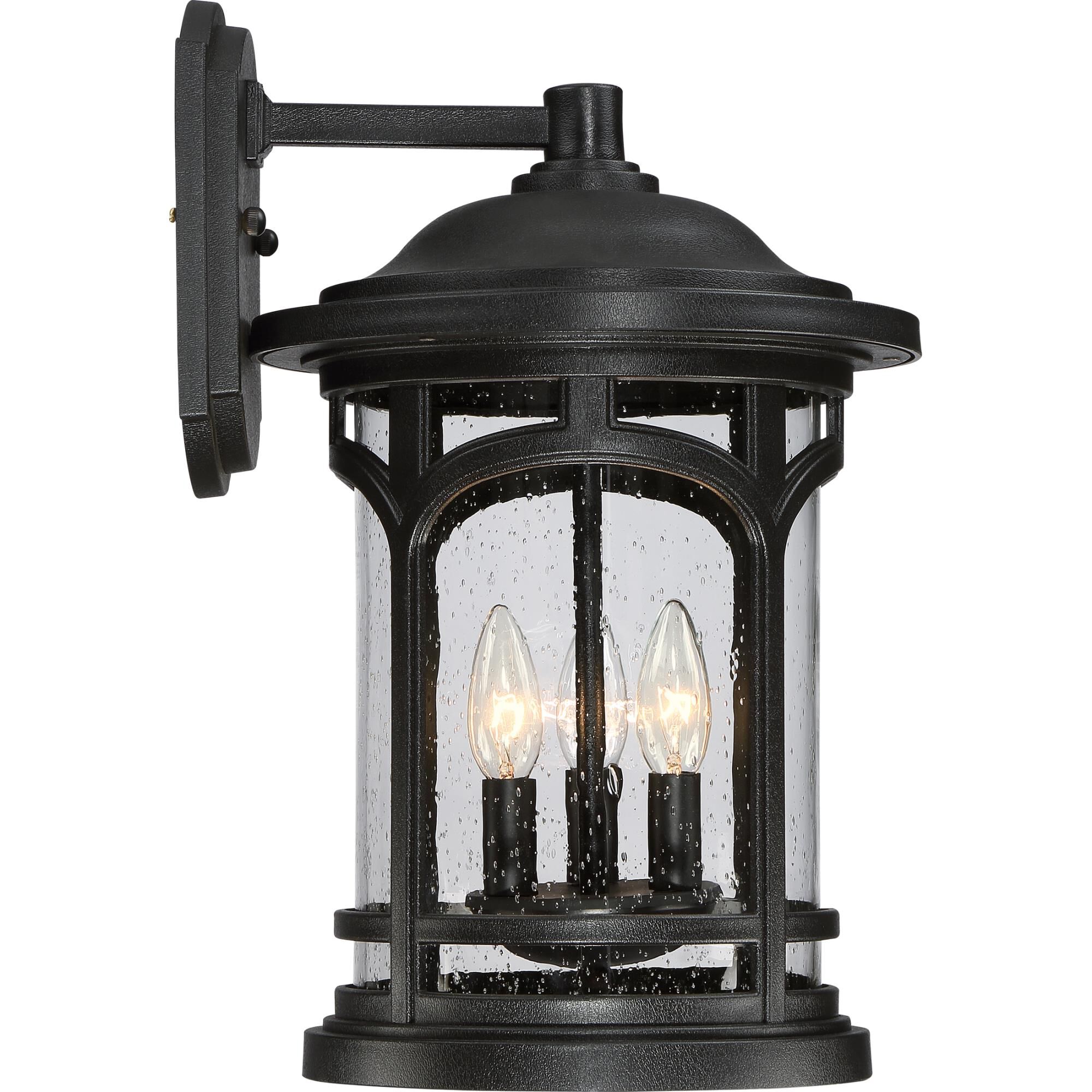 Marblehead 17 Inch Tall 3 Light Outdoor Wall Light by Quoizel