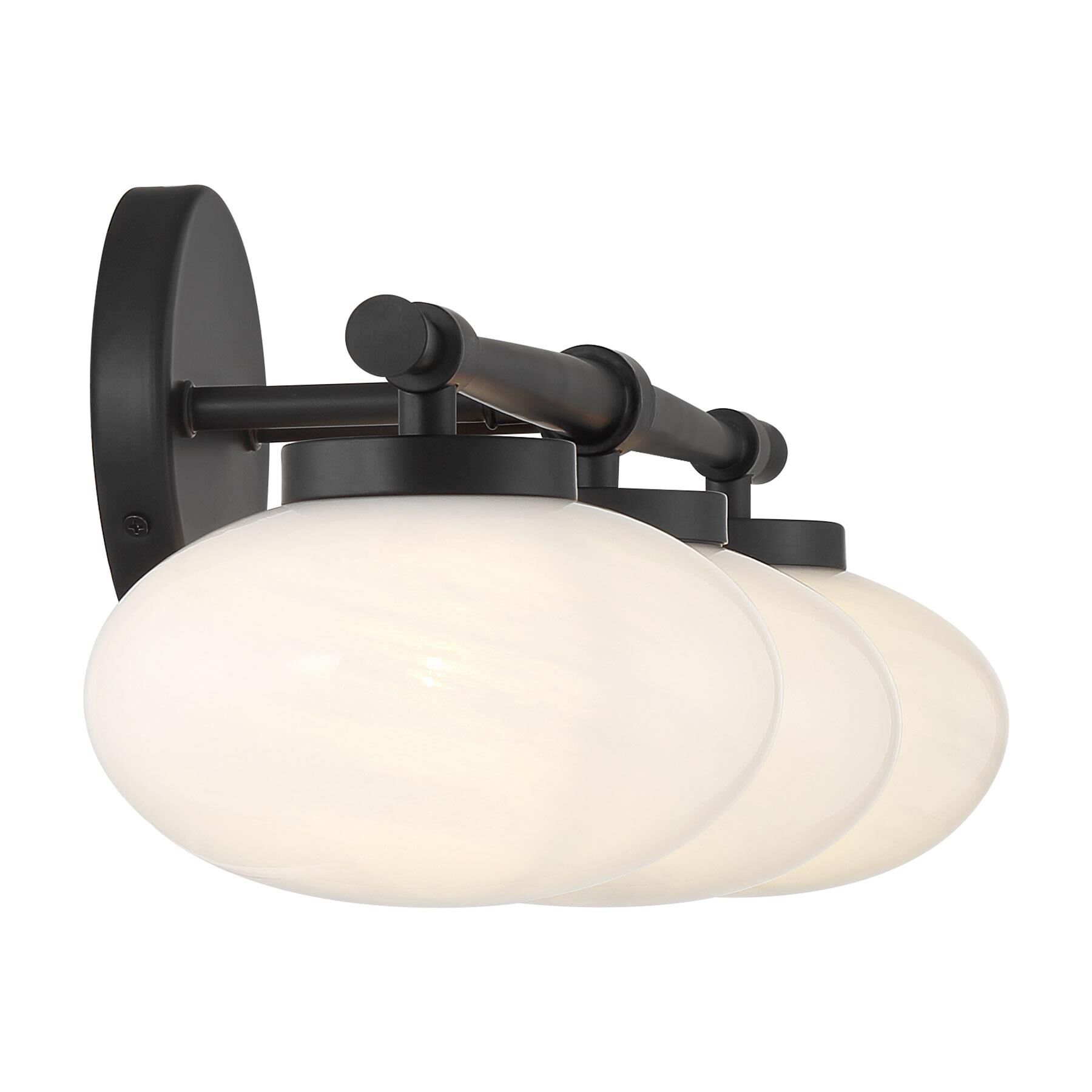 Shown in Matte Black finish and Strie shade