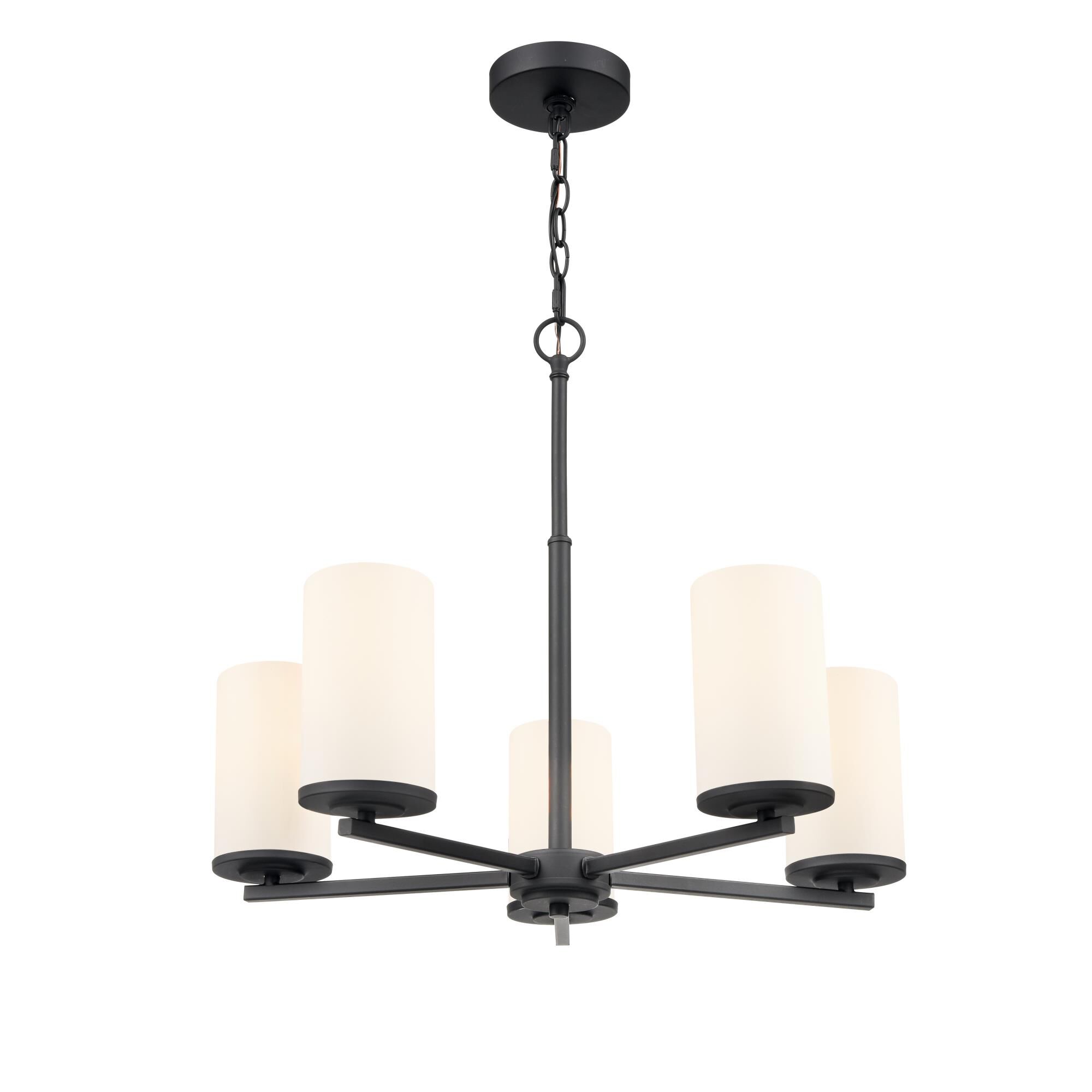 Shown in Matte Black finish and Etched White glass