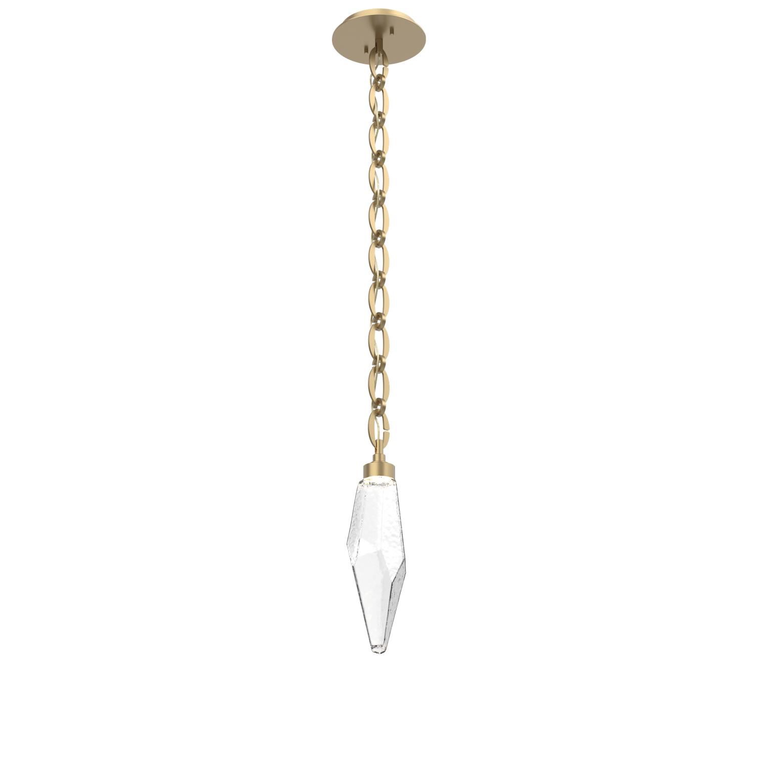 Levi Wilson Rock Crystal 6 Inch Mini Pendant by Hammerton Studio