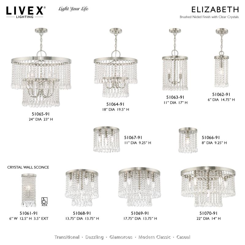 Livex Lighting Elizabeth Outdoor Flush Mount