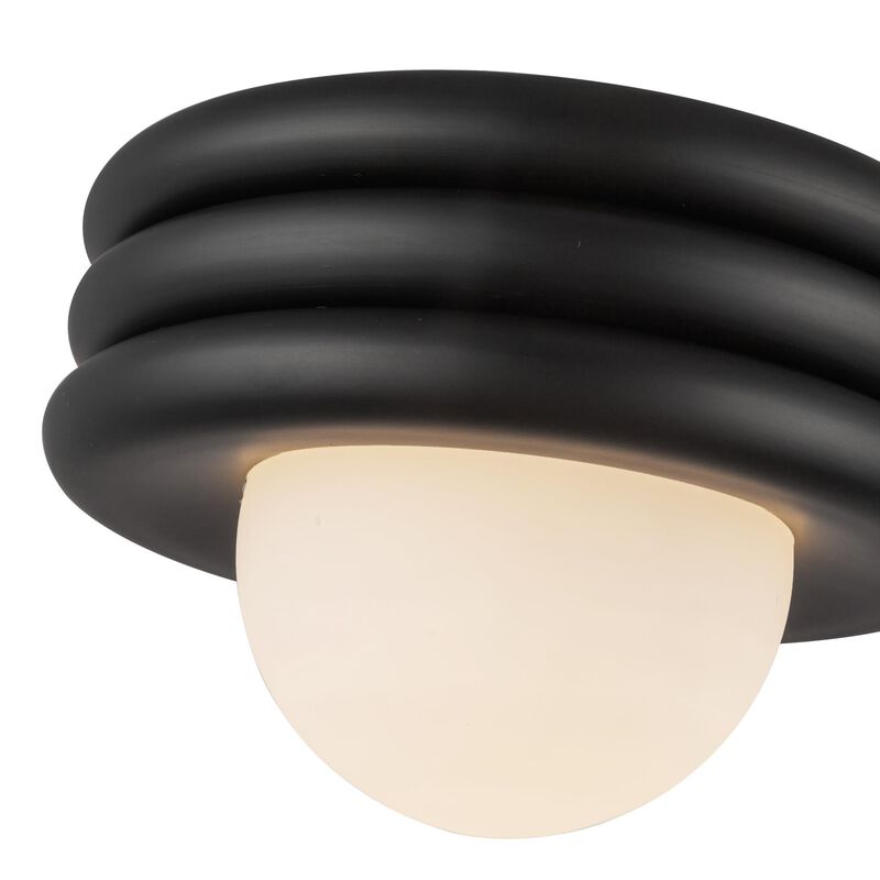 Harvey 12 Inch Semi Flush Mount by Alora Mood