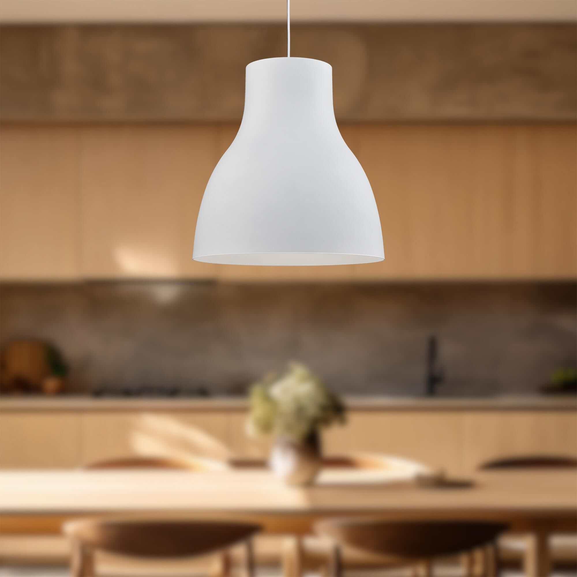 Shown in White finish and Aluminium shade