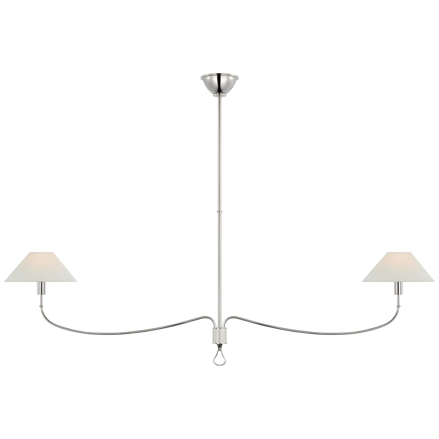 Amber Lewis Griffin 62 Inch 2 Light LED Linear Suspension Light by Visual Comfort Signature Collection