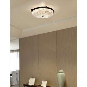 Alabaster Rocks 16 Inch 2 Light Flush Mount by Justice Design Group