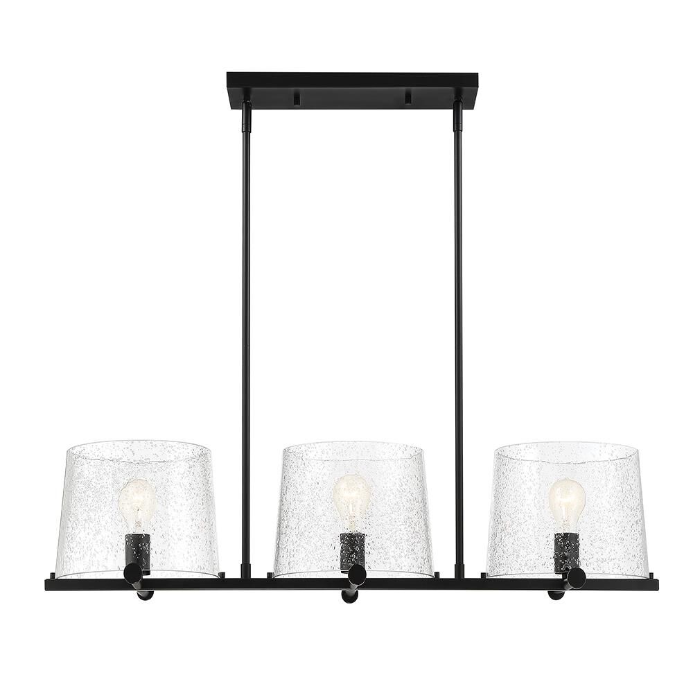 Matteson 37 Inch 3 Light Linear Suspension Light by Designers Fountain