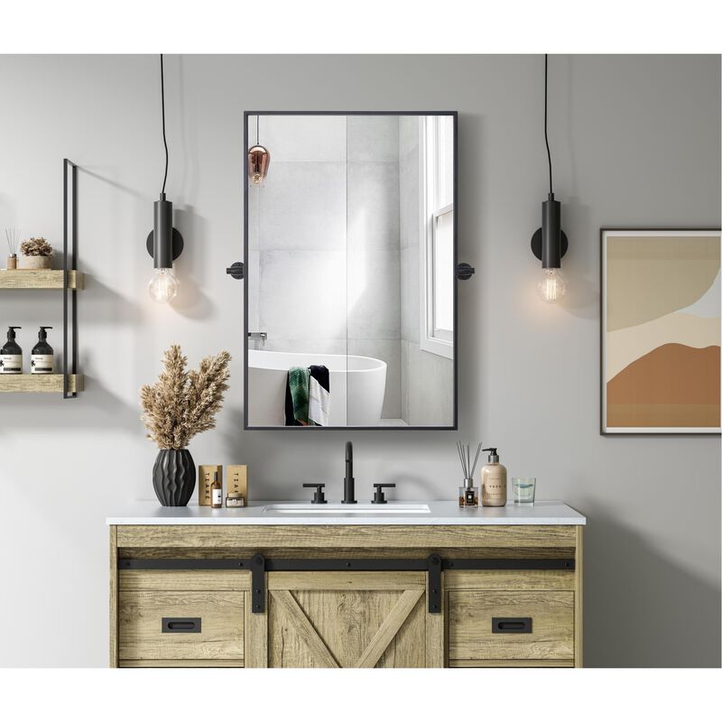 Amoura 36 Inch Decorative Mirror by Elegant Decor