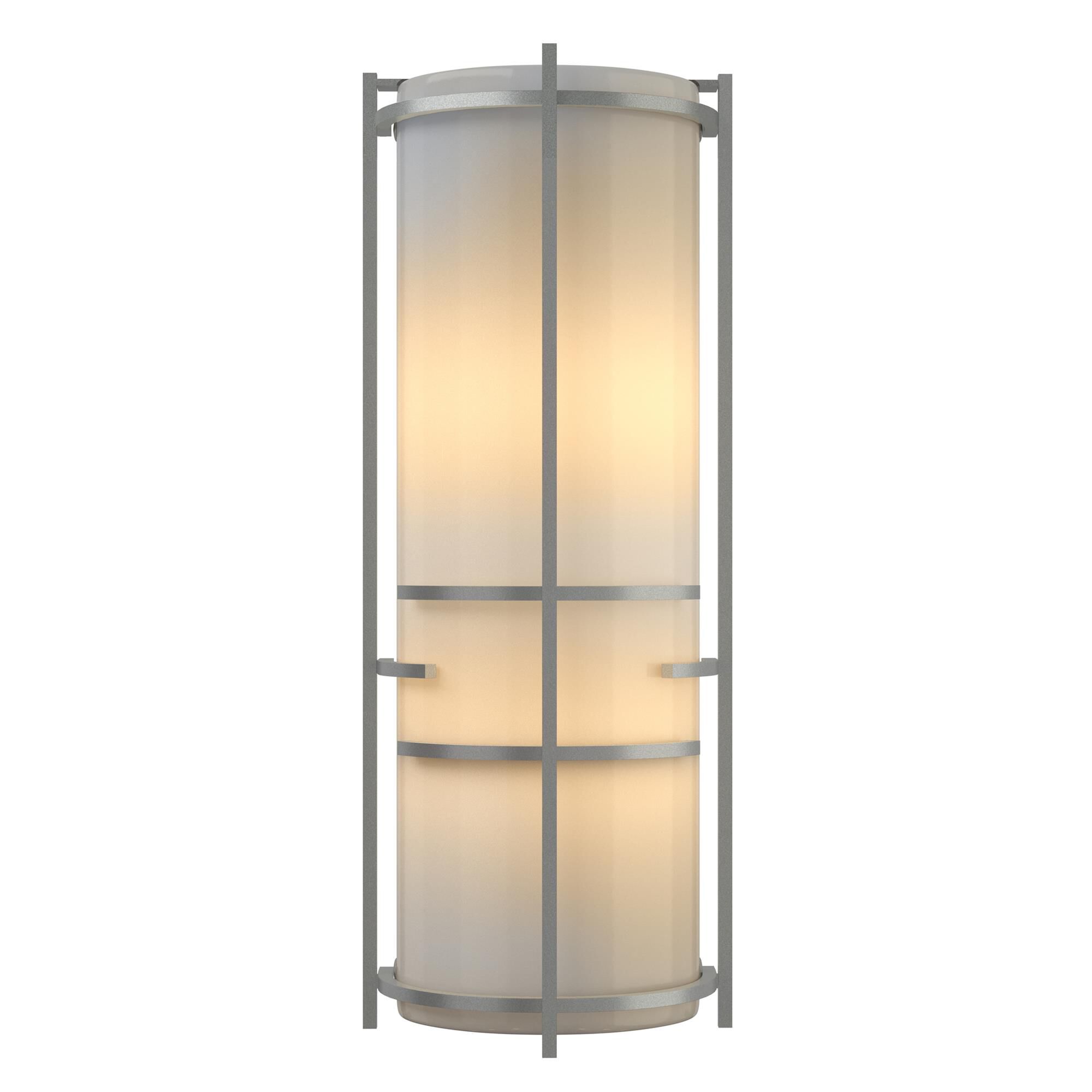 Shown in Vintage Platinum finish and Ivory Art  glass