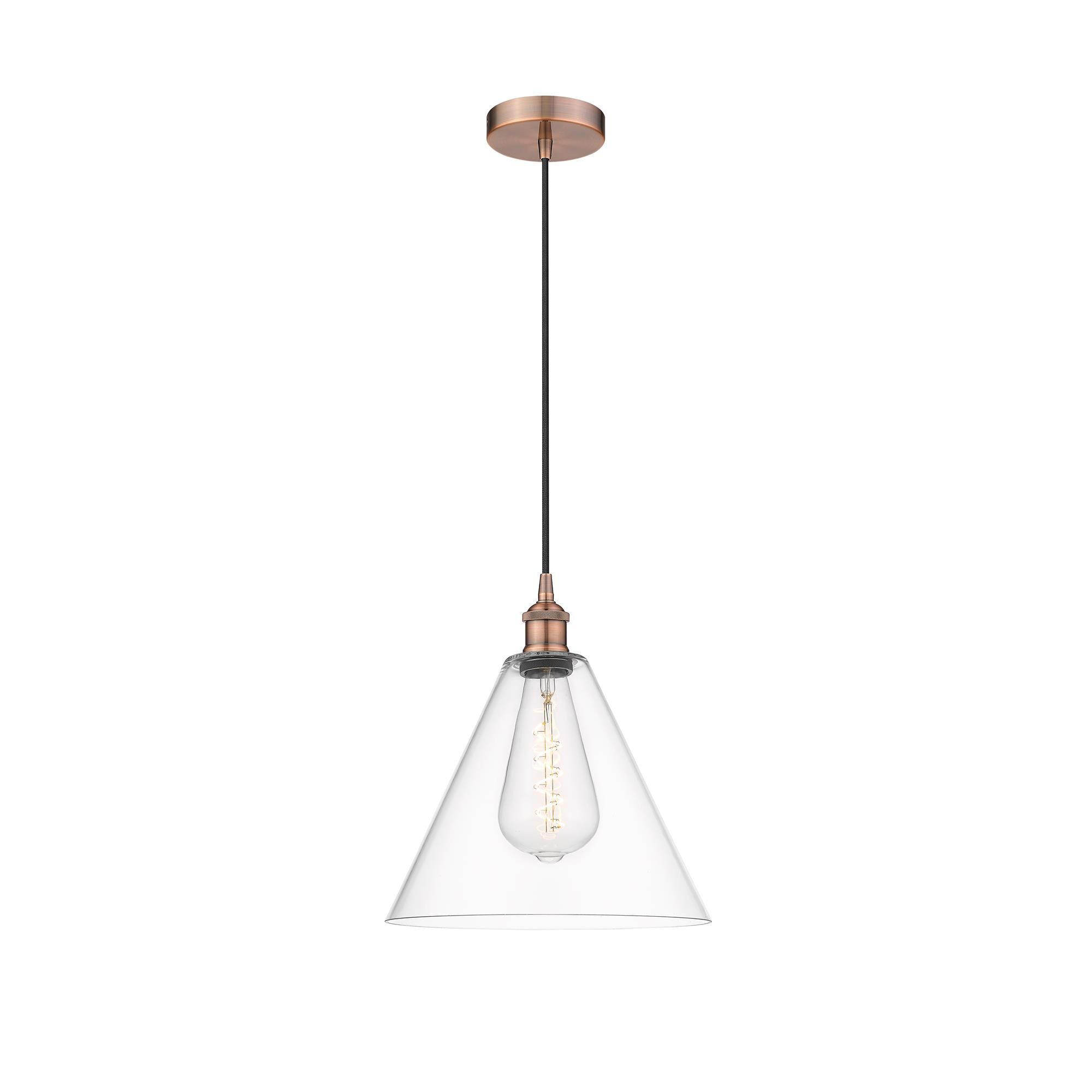 Innovations Lighting Bruno Marashlian Edison Cone 12 Inch Mini Pendant