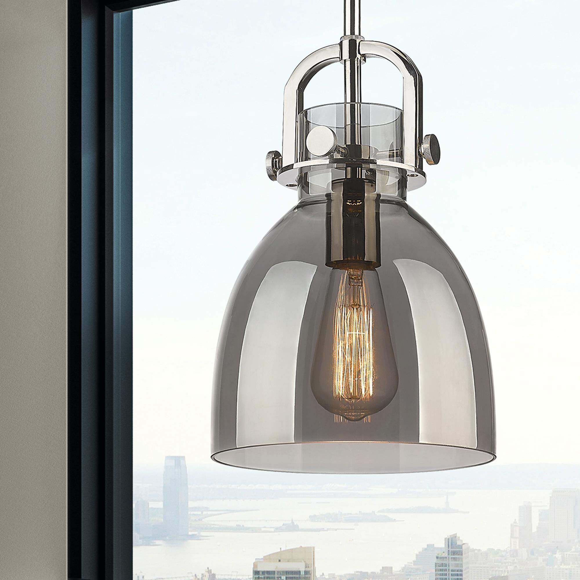 Bruno Marashlian Newton Bell 8 Inch Mini Pendant by Innovations Lighting