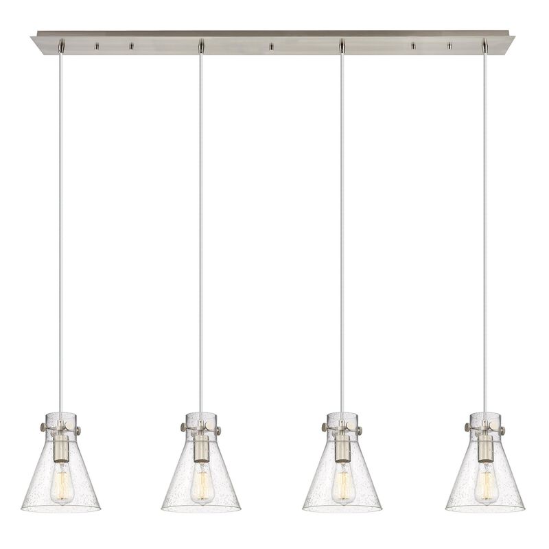 Bruno Marashlian Newton Cone 51 Inch 4 Light Linear Suspension Light by Innovations Lighting
