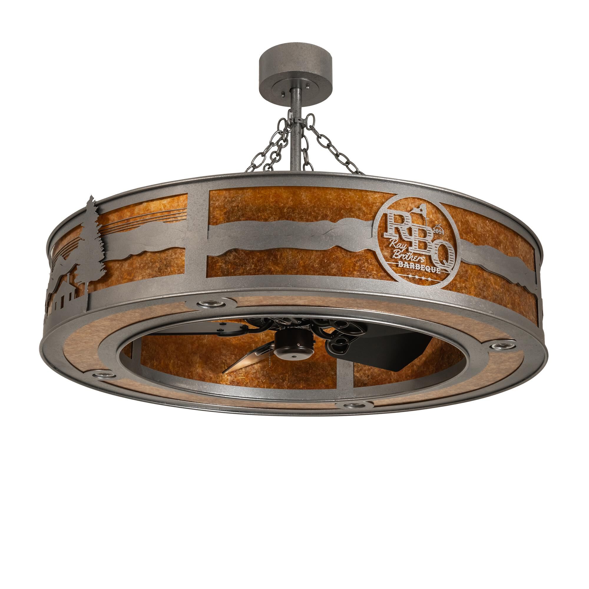 Personalized 44 Inch Chandelier Ceiling Fan by Meyda Lighting