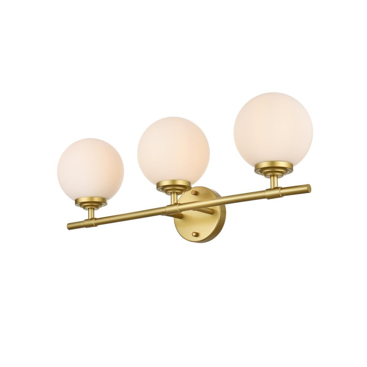 Ansley 24 Inch 3 Light Bath Vanity Light by Elegant Lighting
