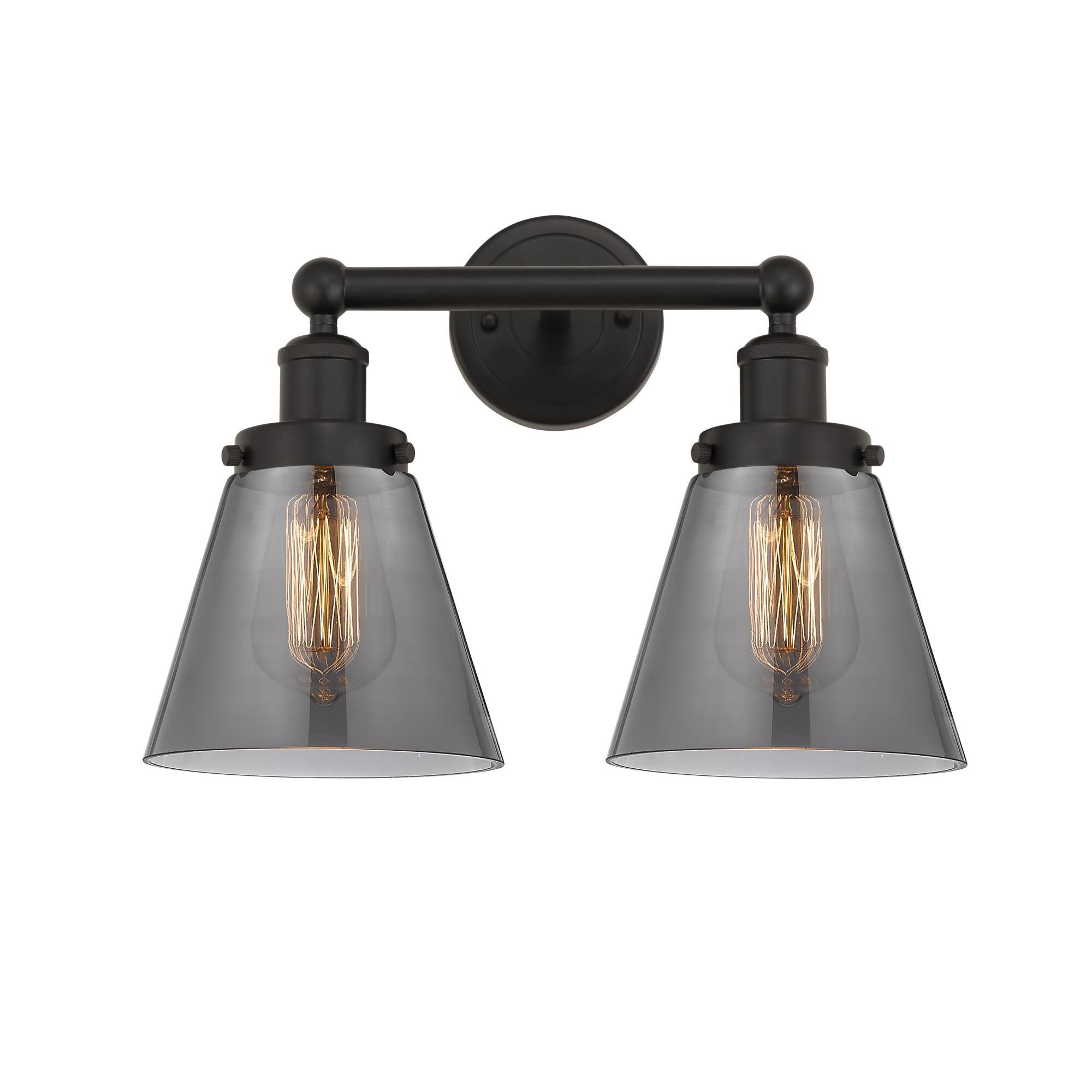 Shown in Oil Rubbed Bronze, Plated Smoke finish and Plated Smoke glass and Plated Smoke Glass shade