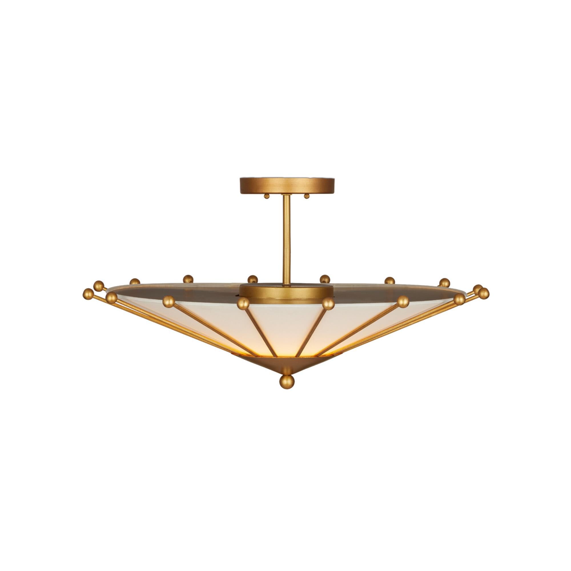Epoch 26 Inch Semi Flush Mount,