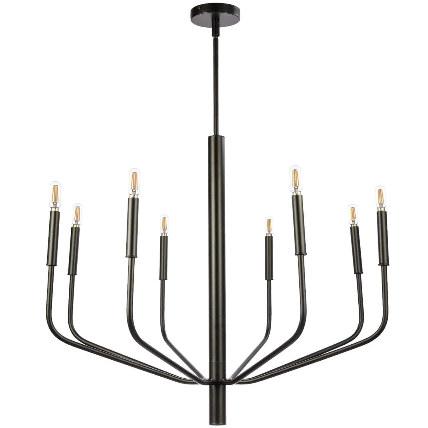 Eleanor 32 Inch 8 Light Chandelier by Dainolite