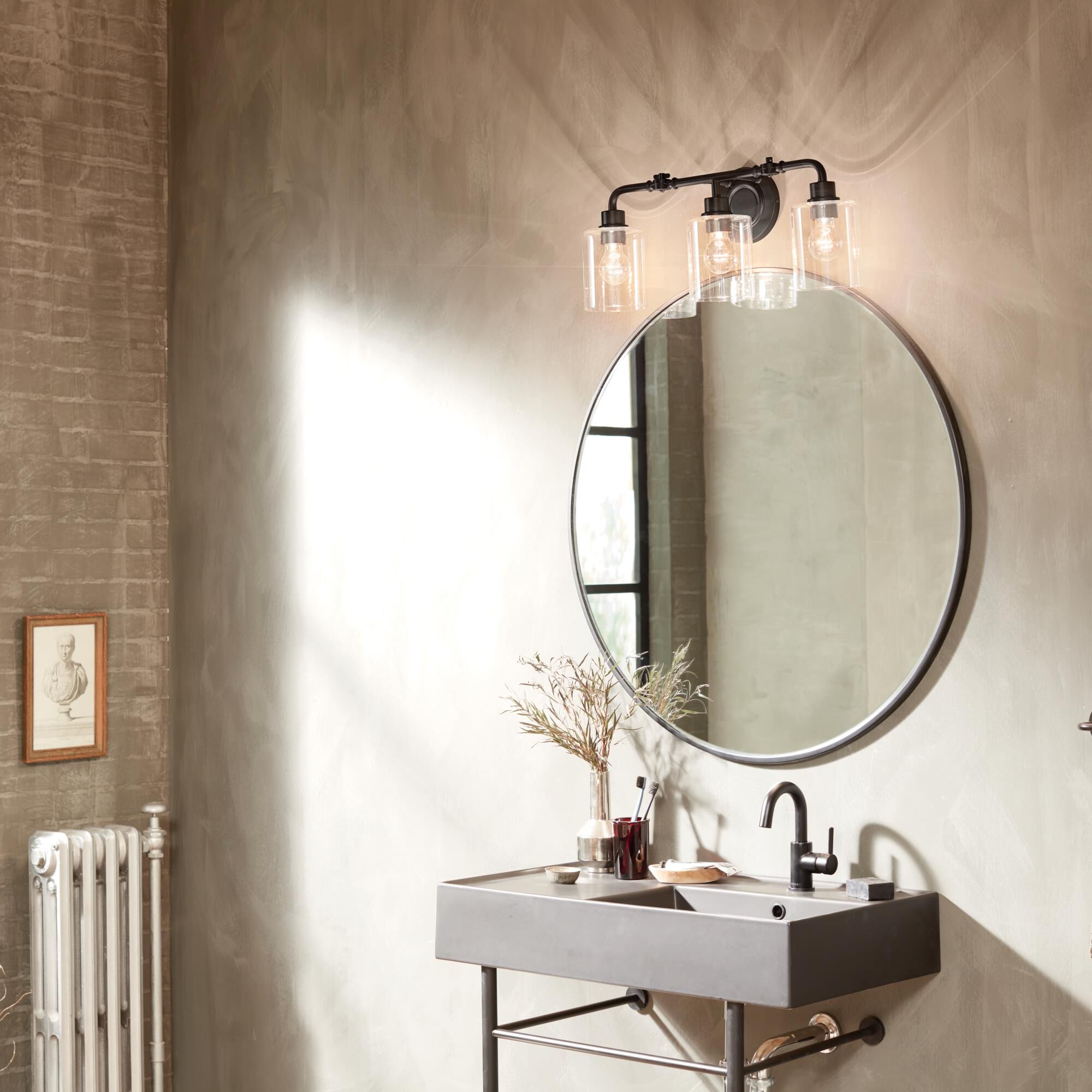 Gunnison 24 Inch 3 Light Bath Vanity Light by Kichler Lighting