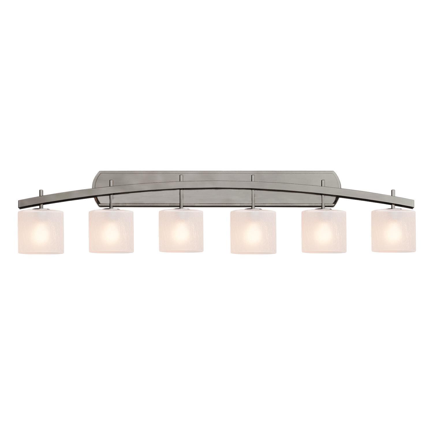 Fusion - Archway 55 Inch 6 Light Bath Vanity Light by Justice Design Group