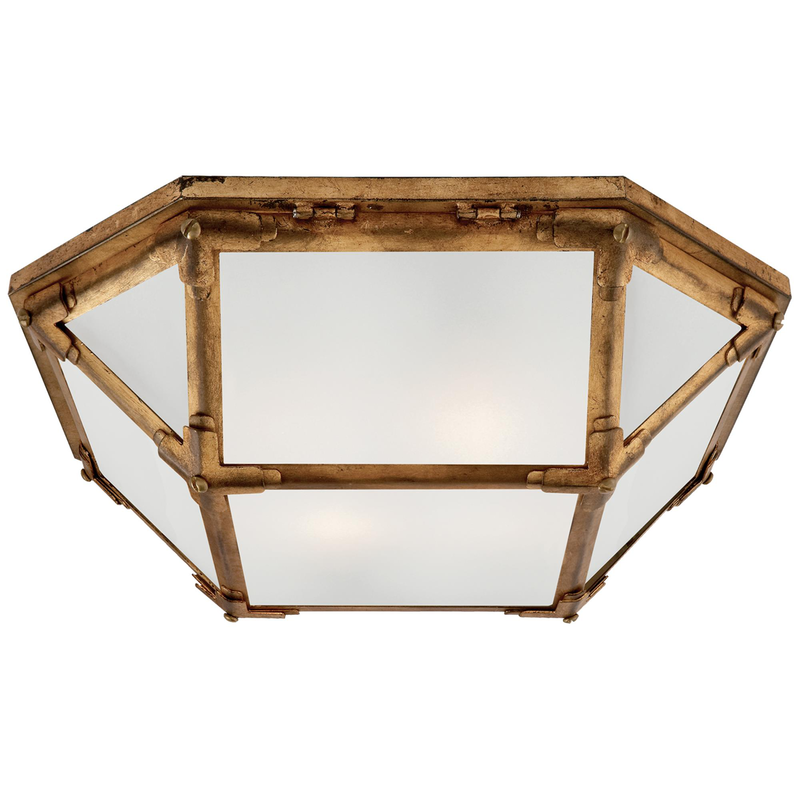 Suzanne Kasler Morris 15 Inch 2 Light Flush Mount by Visual Comfort Signature Collection