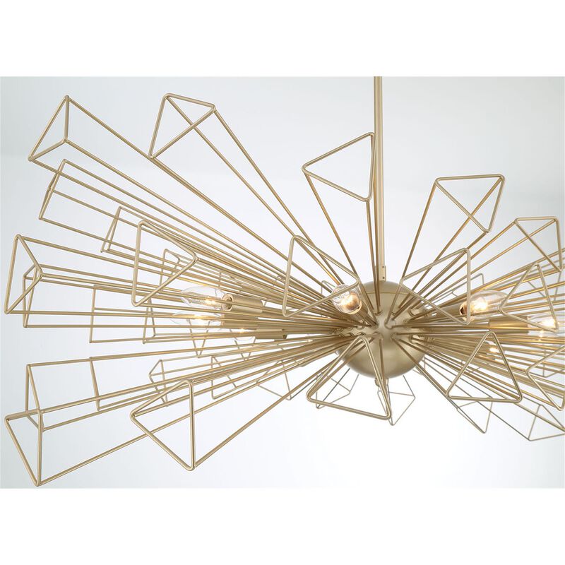 Dendelio Medium Linear Chandelier by Eurofase Lighting