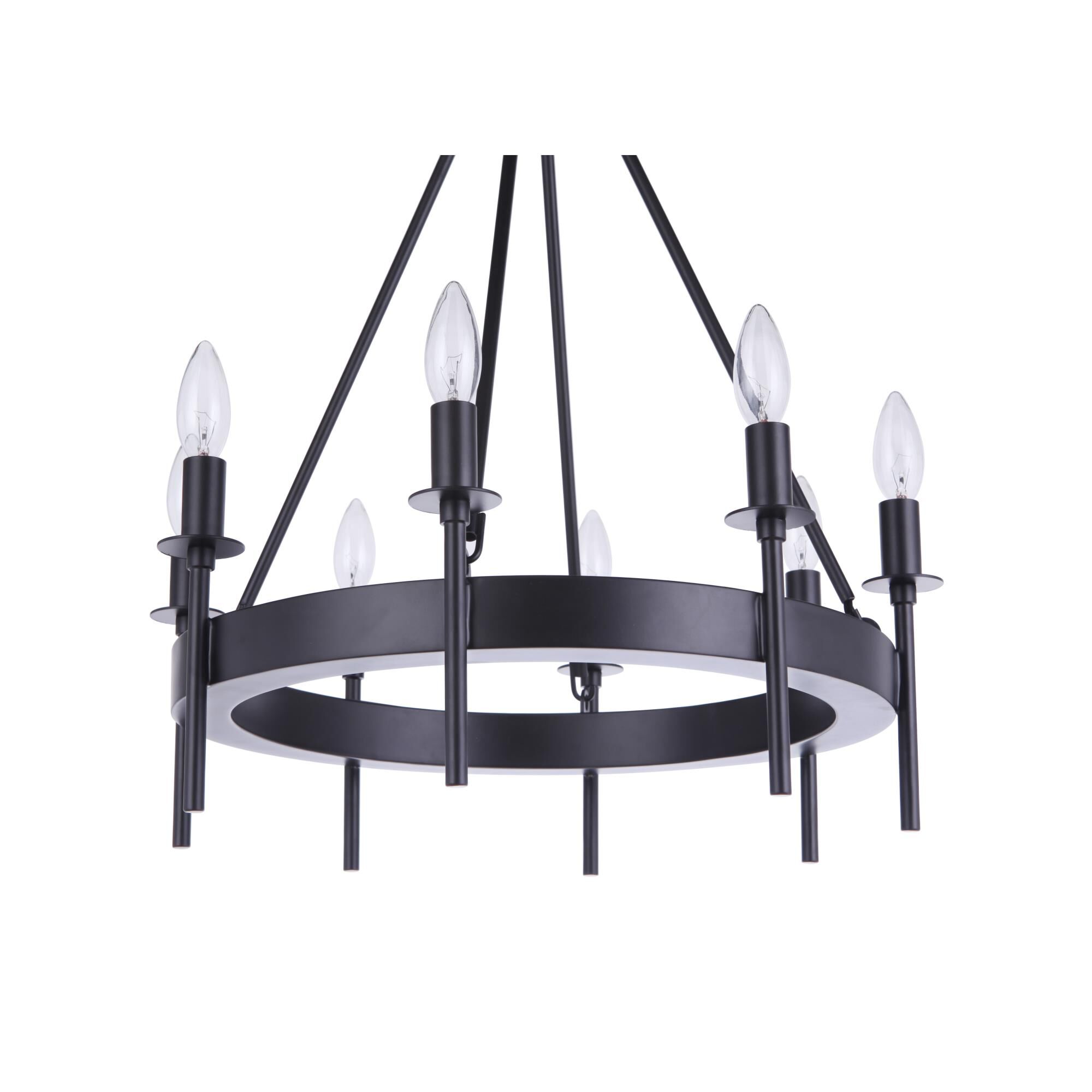 Larrson 20 Inch 8 Light Mini Chandelier by Craftmade
