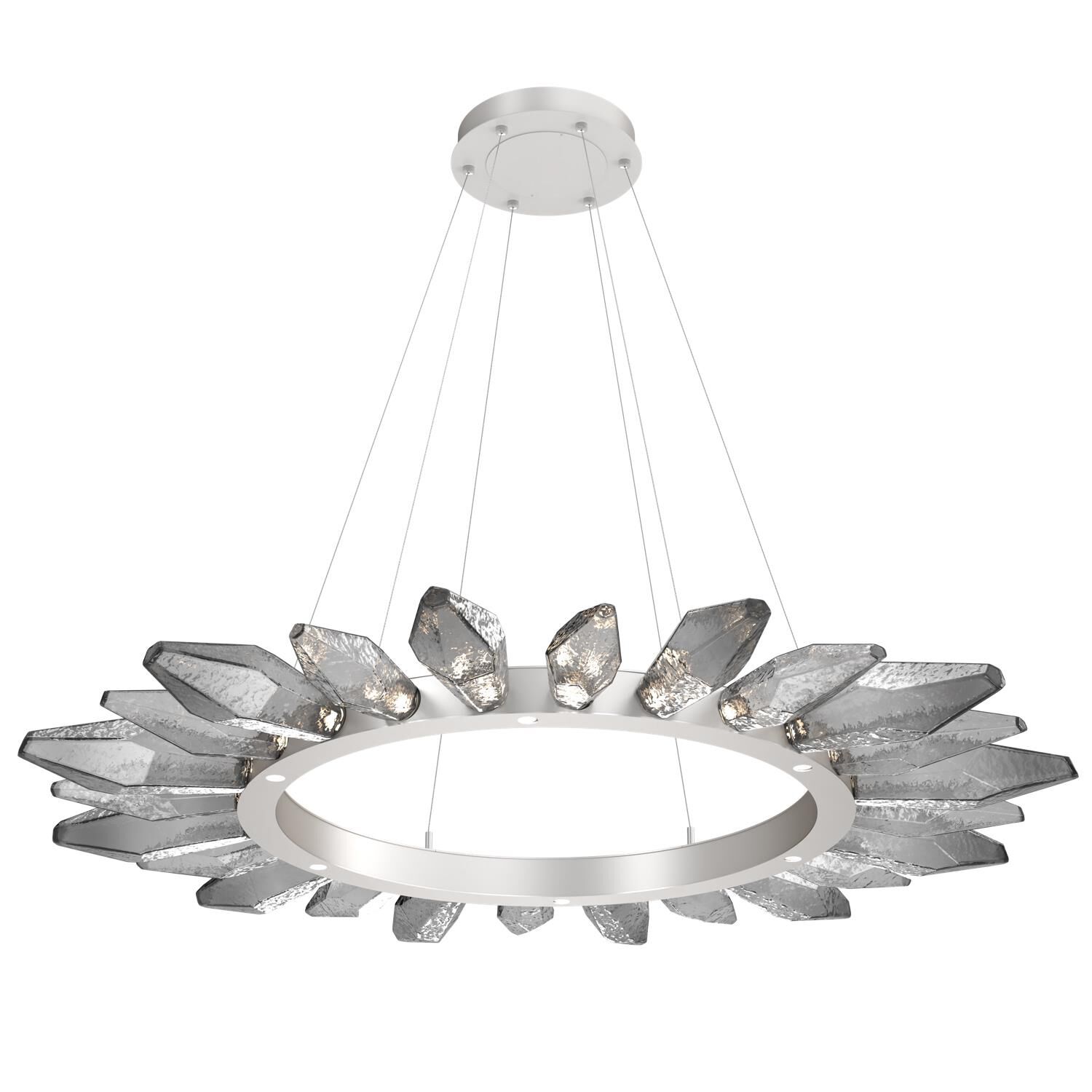 Rock Crystal 56 Inch 30 Light LED Chandelier by Hammerton Studio