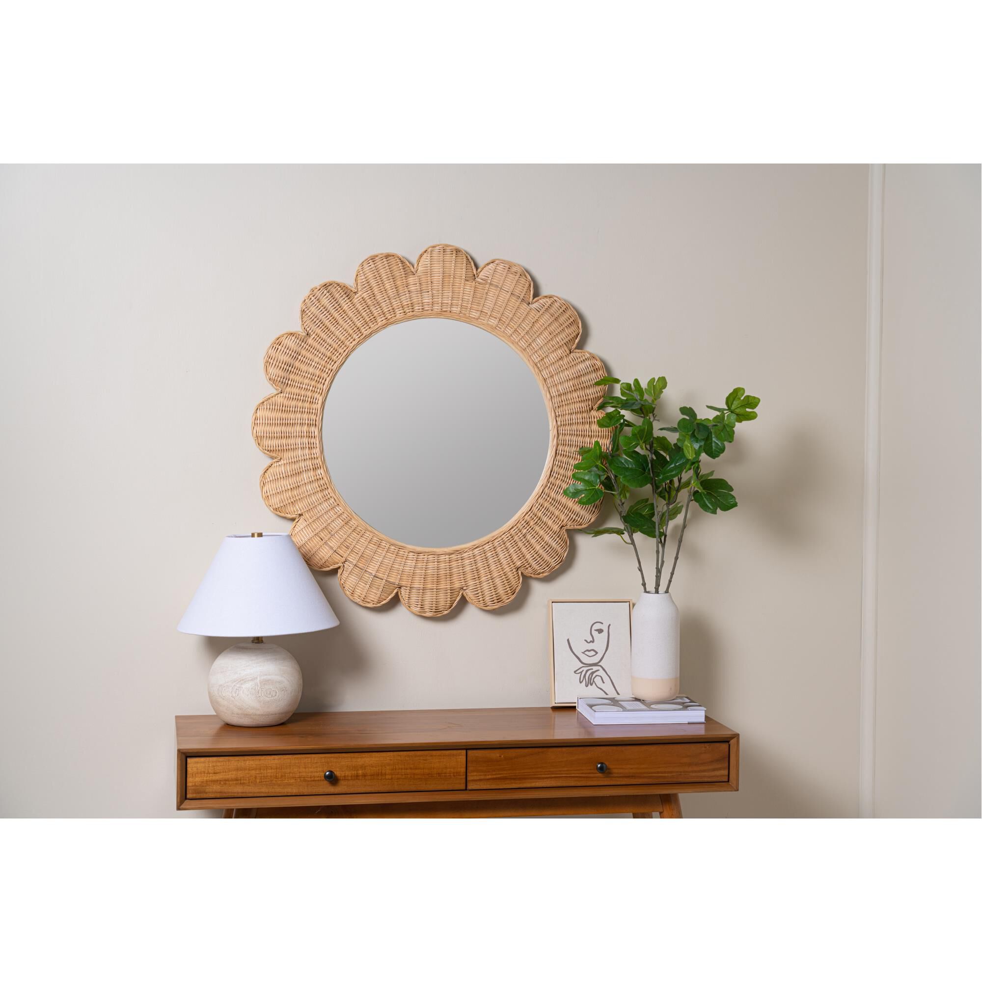 Shown in Natural Rattan finish