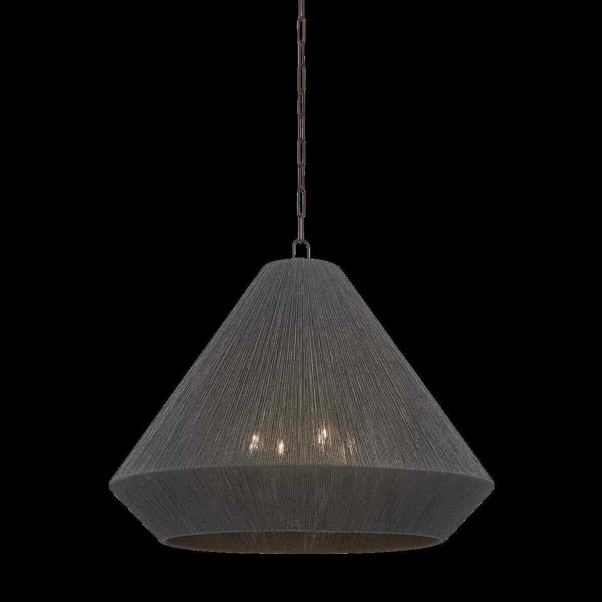 Shown in Bronze finish and Natural String shade