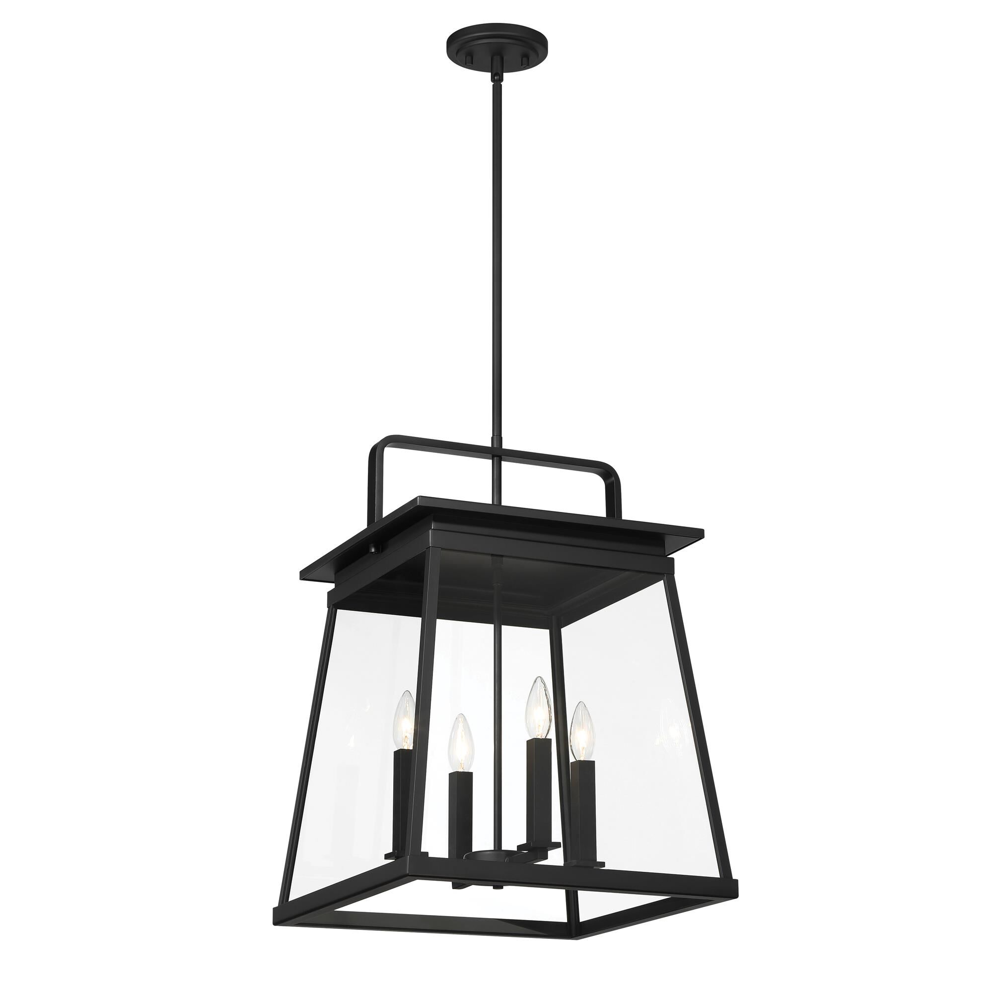 Shown in Coal finish and Clear  Panels glass