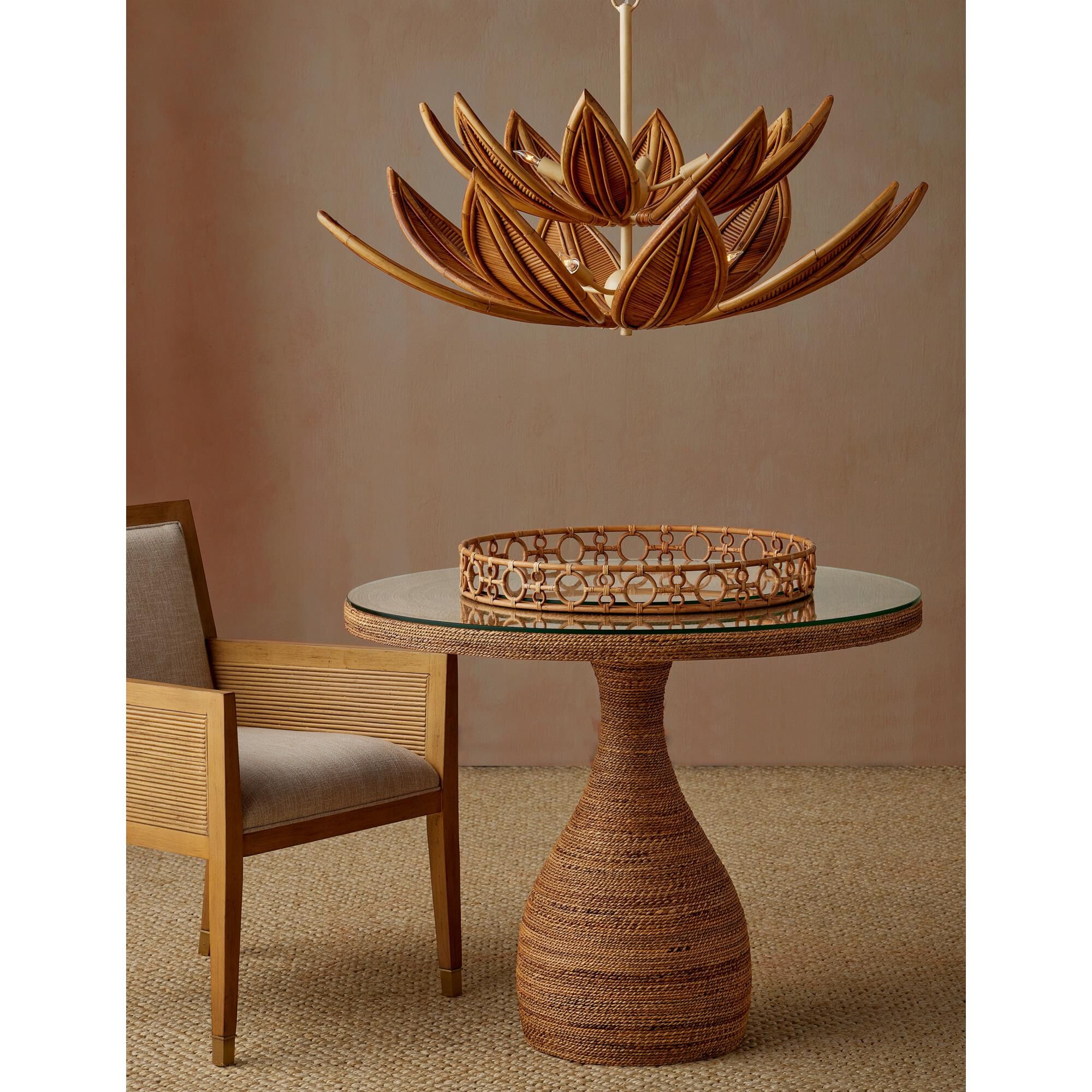 Cubana 40 Inch Chandelier by Currey and Company