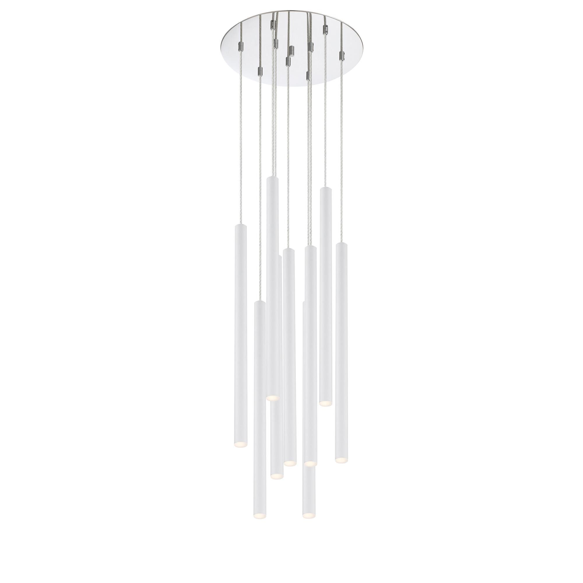 Forest 16 Inch 9 Light LED Multi Light Pendant by Z-Lite