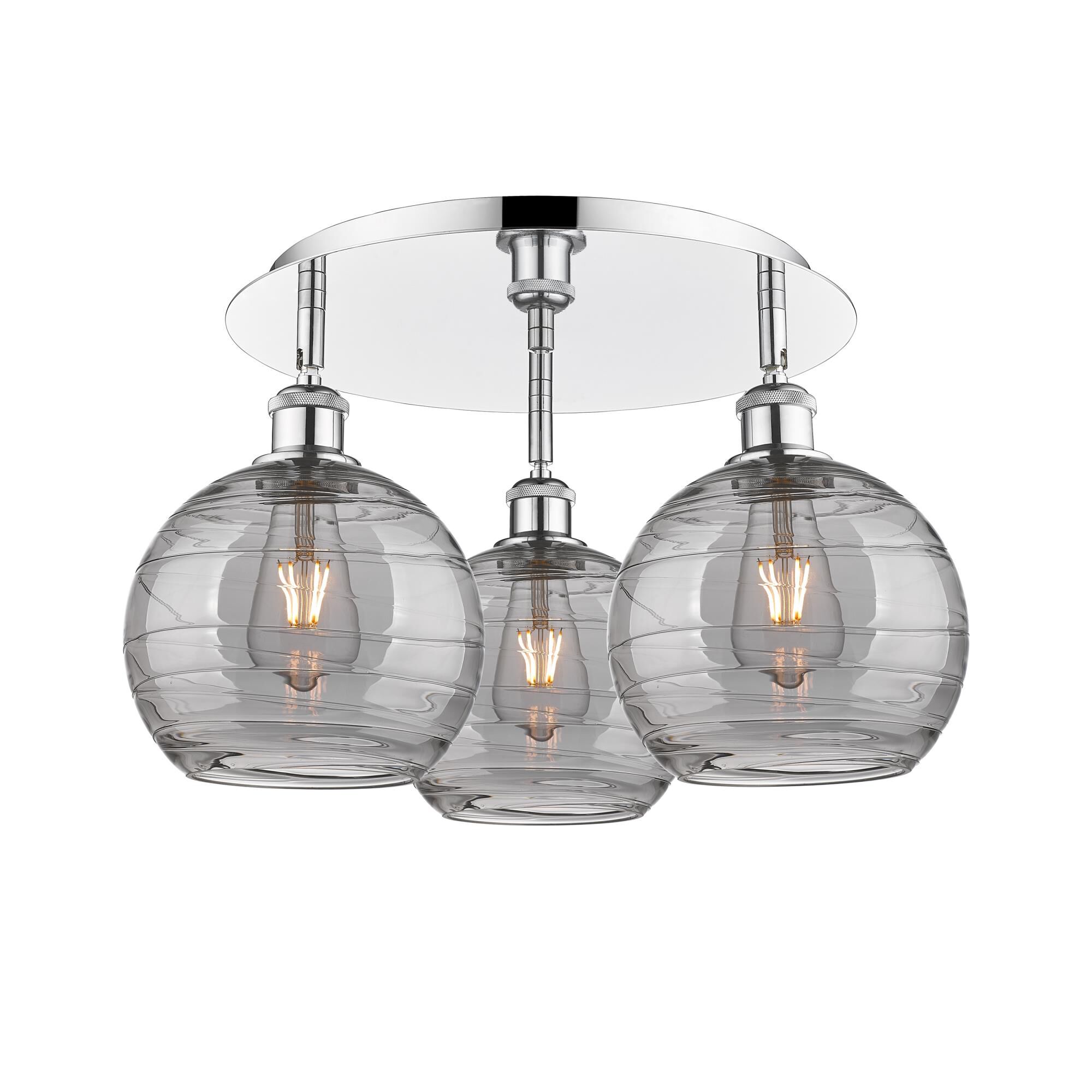 Bruno Marashlian Athens Deco Swirl 20 Inch Flush Mount by Innovations Lighting