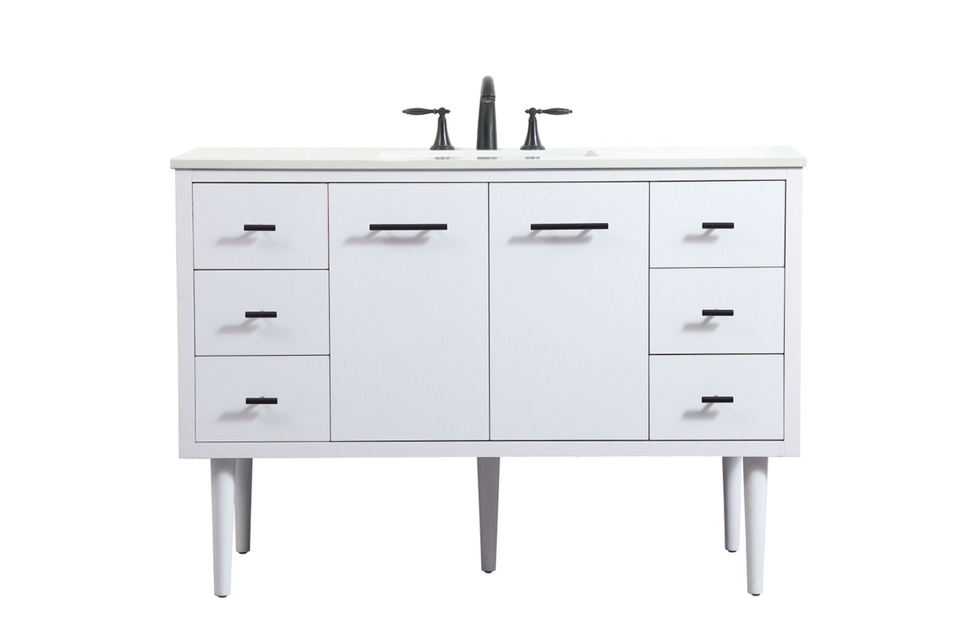 Shown in White finish