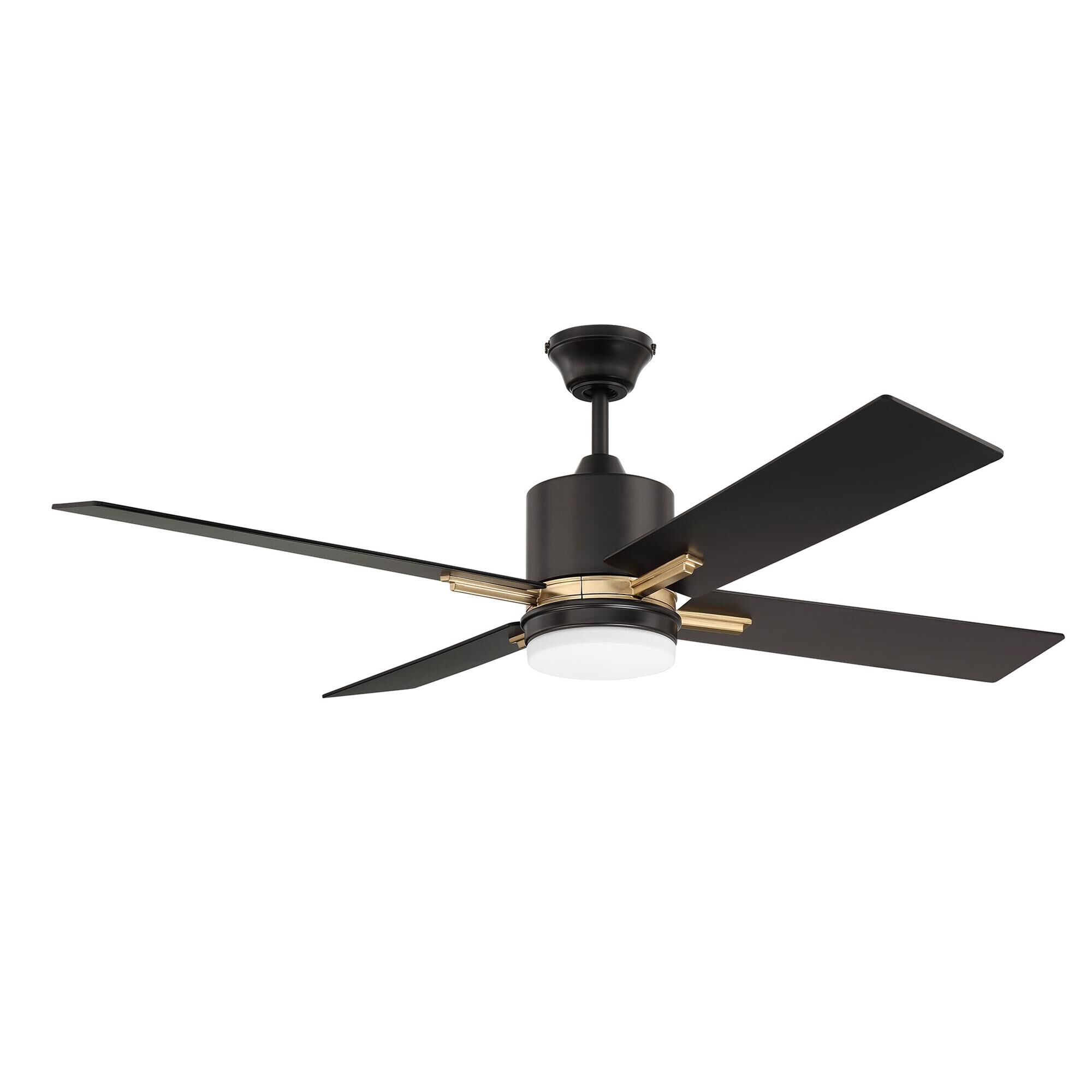 Shown in Flat Black/Satin Brass finish and Frostwhite glass