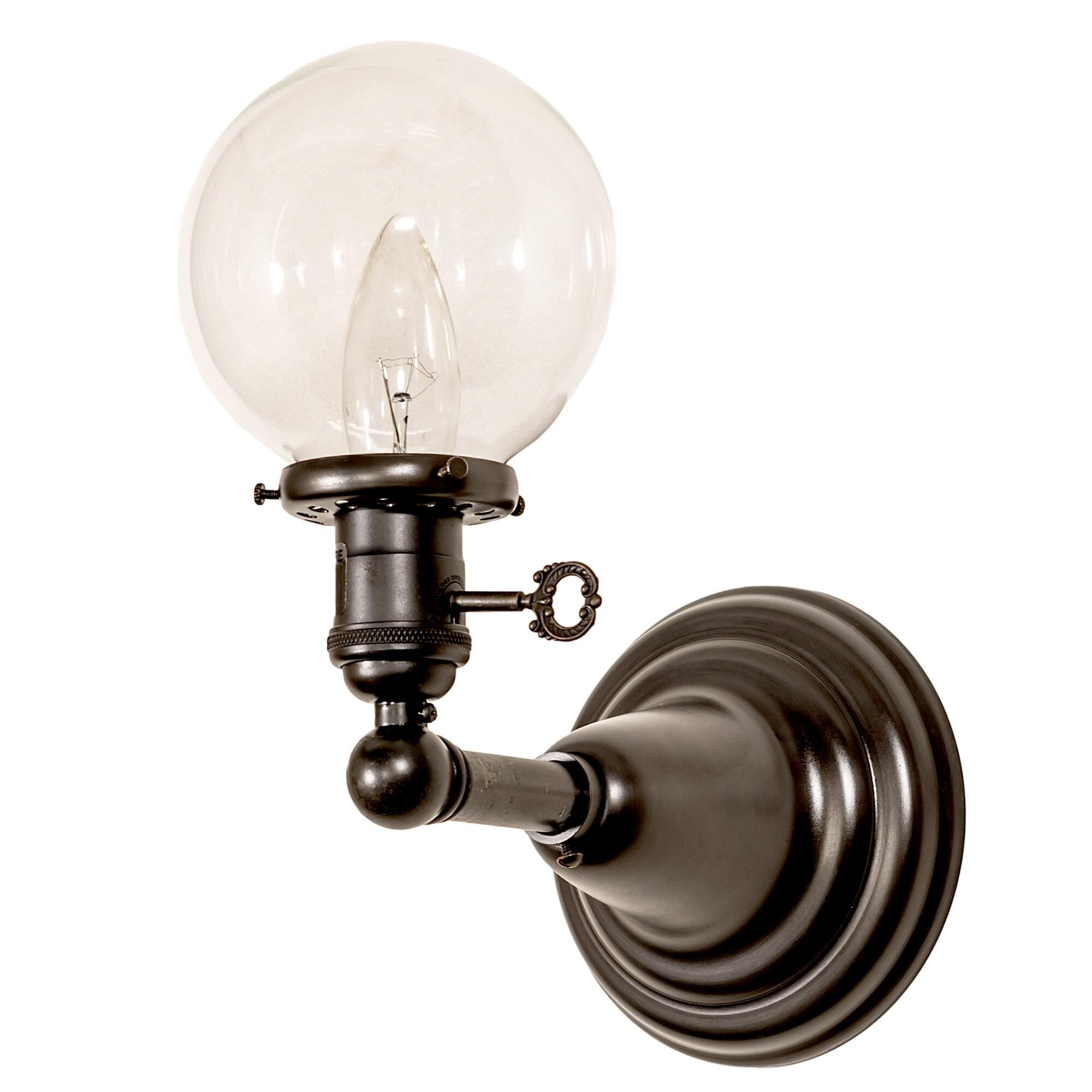 Meyda Lighting Revival Globe 10 Inch Tall Outdoor Wall Light