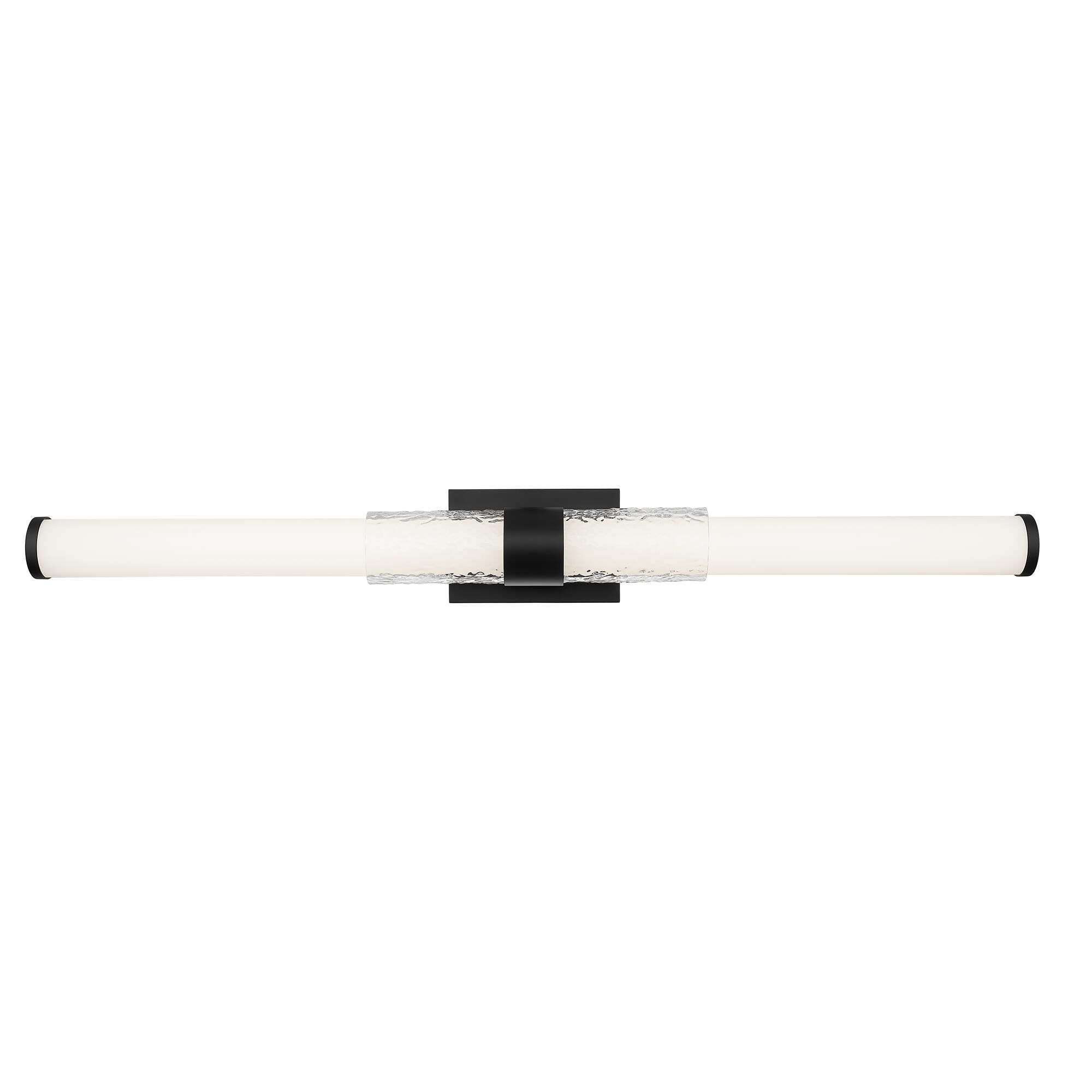 Shown in Matte Black finish and Matte Opal glass and Matte Opal shade