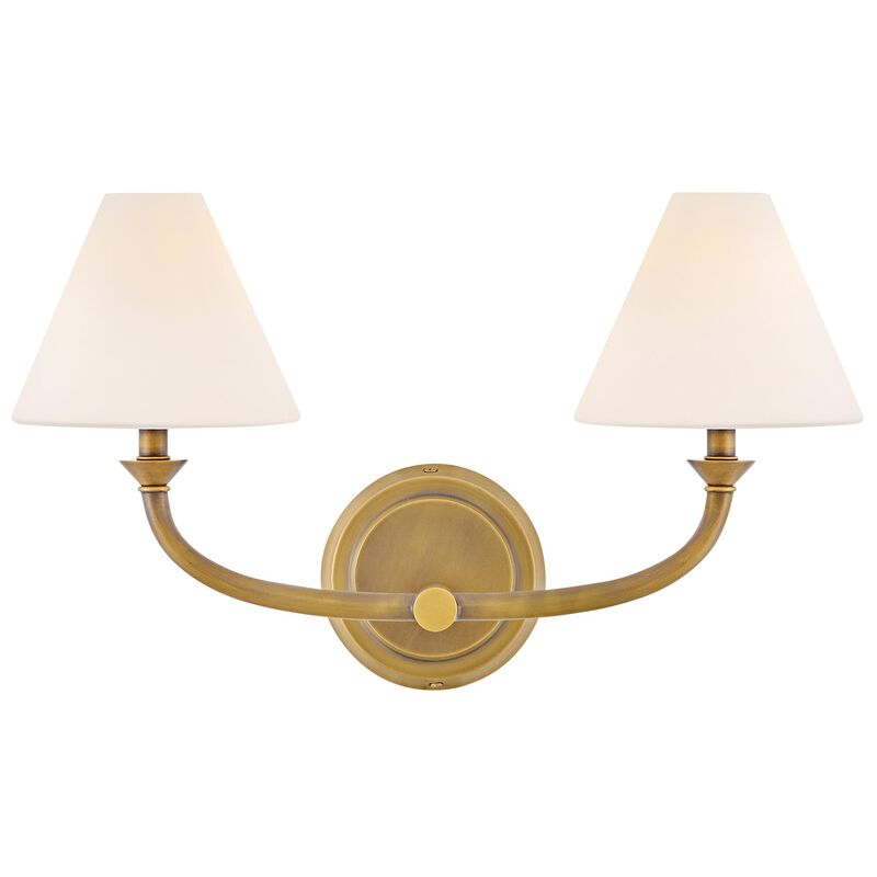 Greta 18 Inch 2 Light Bath Vanity Light by Hinkley